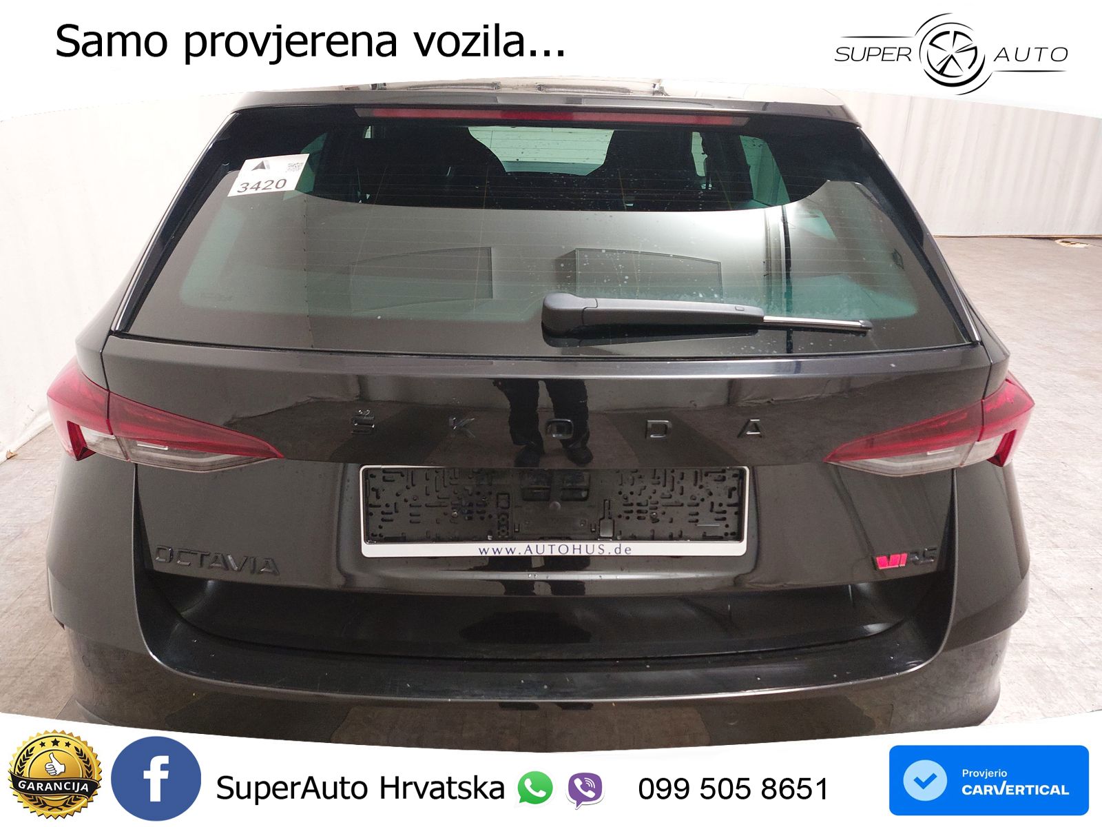 Škoda Octavia Combi RS 2.0 TDI (200 KS) DSG LED+GR SJED+ACC