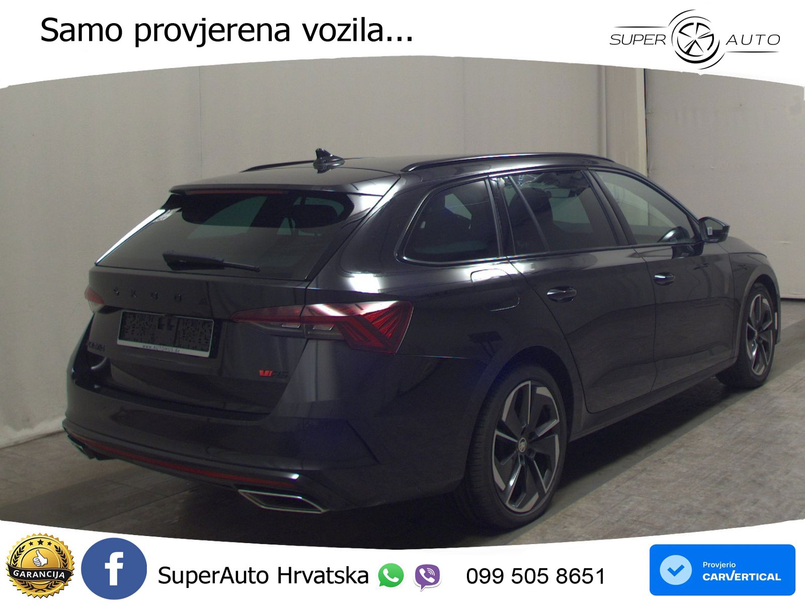 Škoda Octavia Combi RS 2.0 TDI (200 KS) DSG LED+GR SJED+ACC