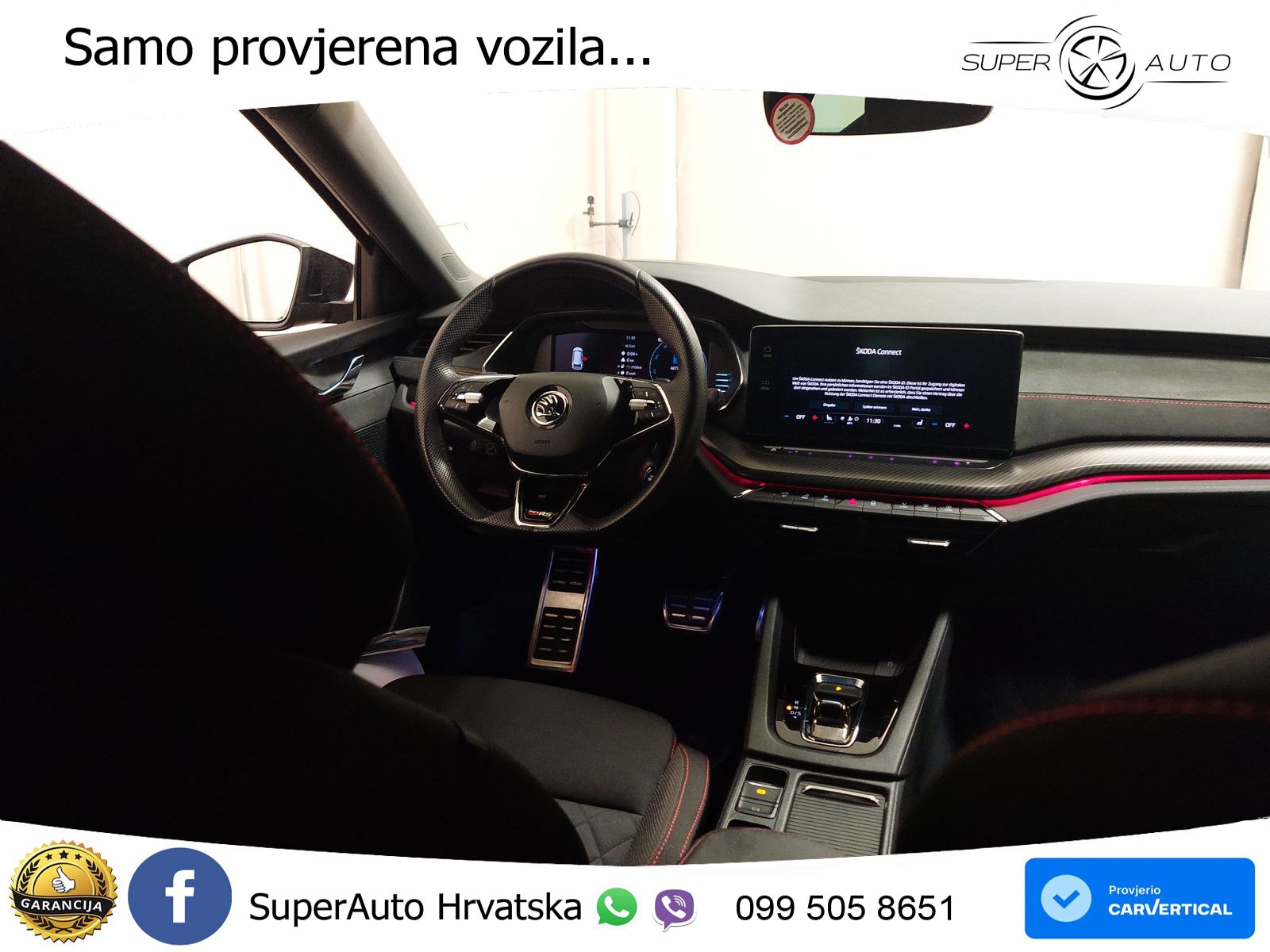Škoda Octavia Combi RS 2.0 TDI (200 KS) DSG LED+GR SJED+ACC