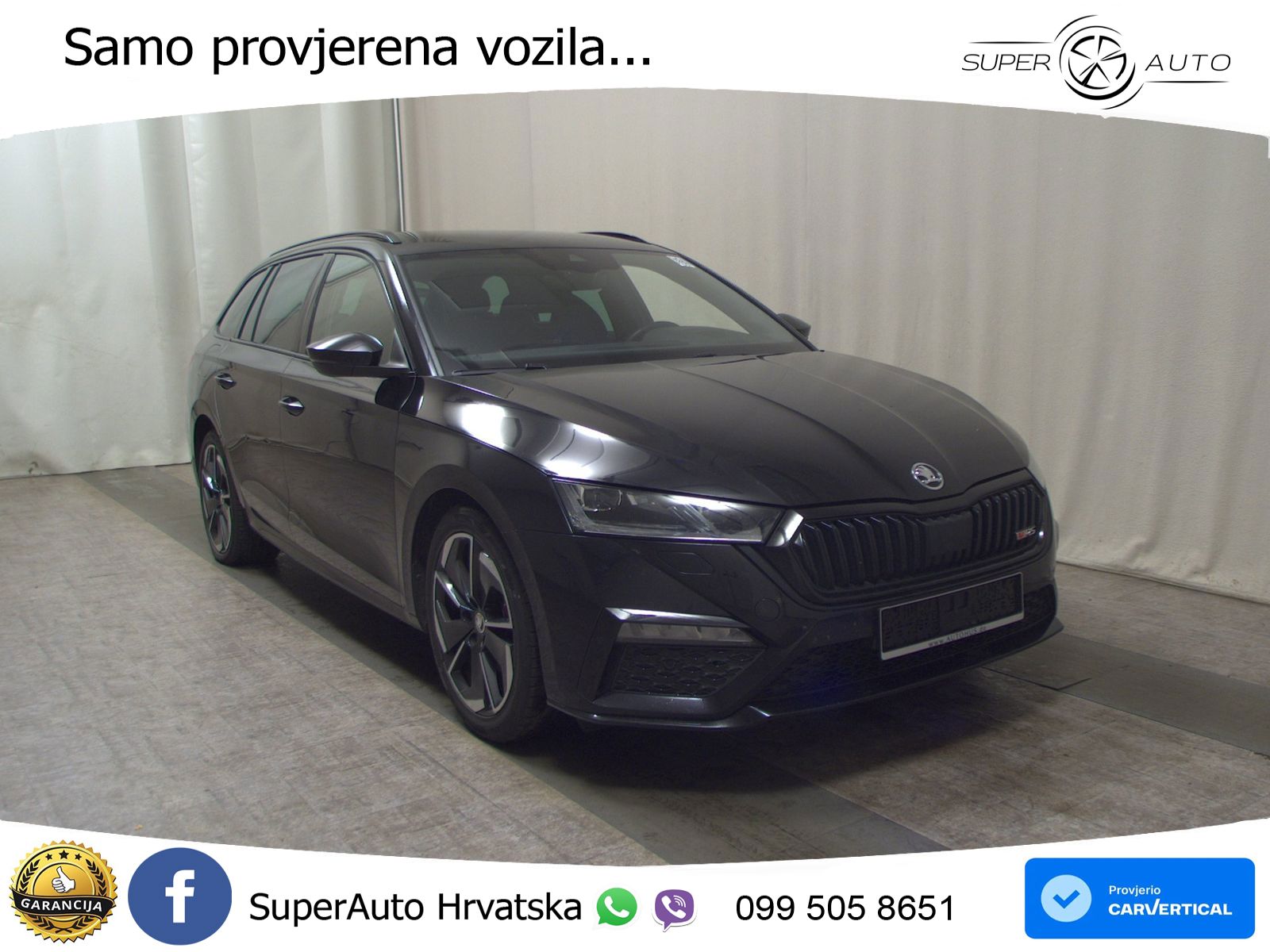 Škoda Octavia Combi RS 2.0 TDI (200 KS) DSG LED+GR SJED+ACC