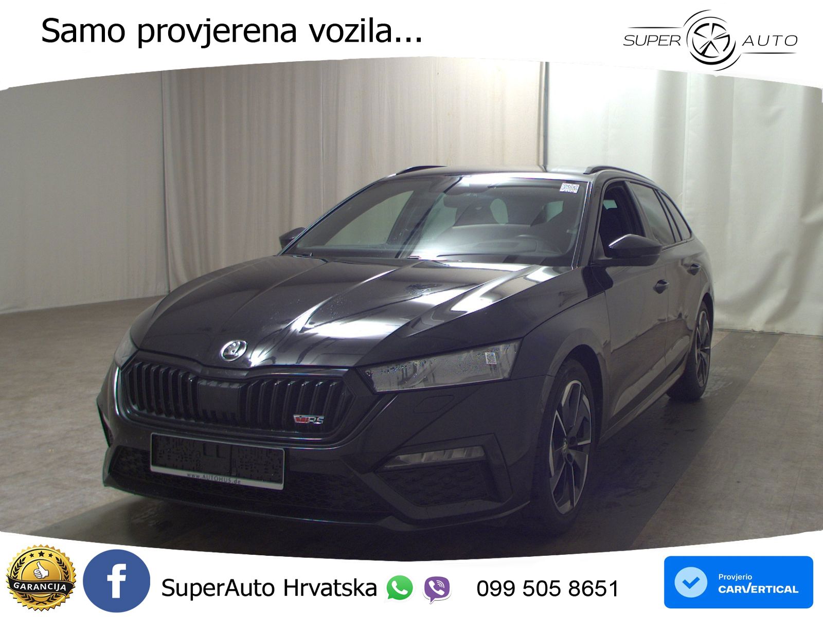 Škoda Octavia Combi RS 2.0 TDI (200 KS) DSG LED+GR SJED+ACC