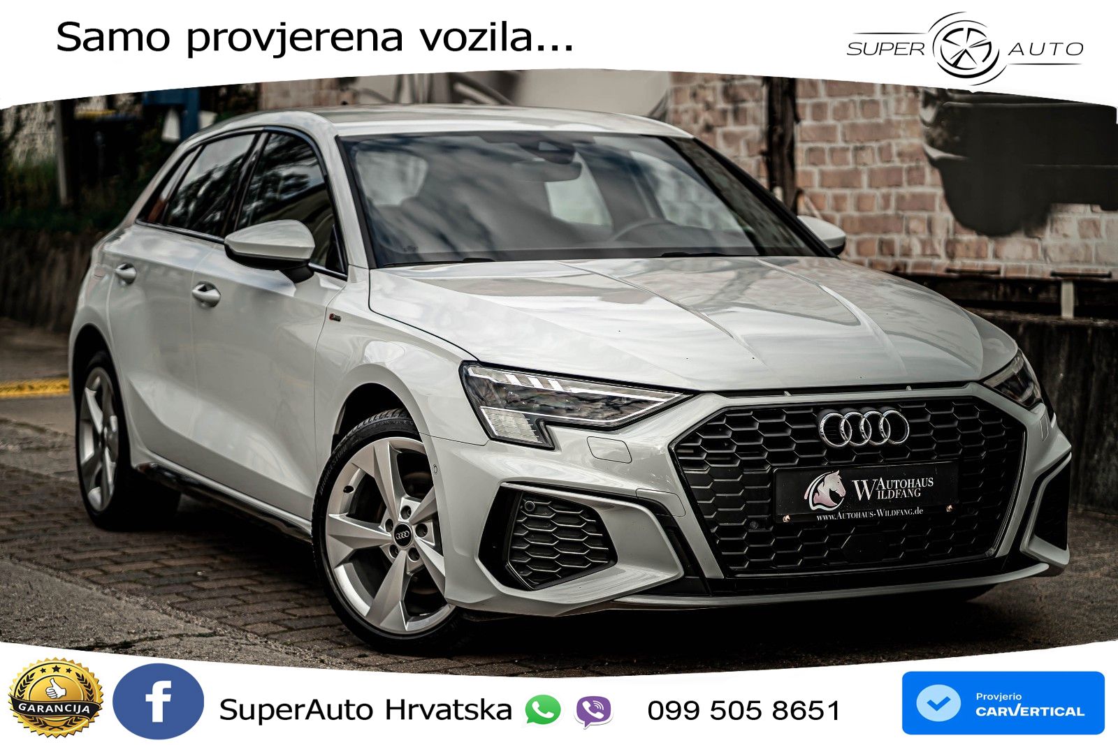 Audi A3 40 TFSIe (204 KS) S tronic S line LED+GR SJED+ACC