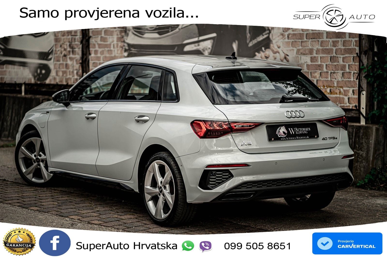 Audi A3 40 TFSIe (204 KS) S tronic S line LED+GR SJED+ACC