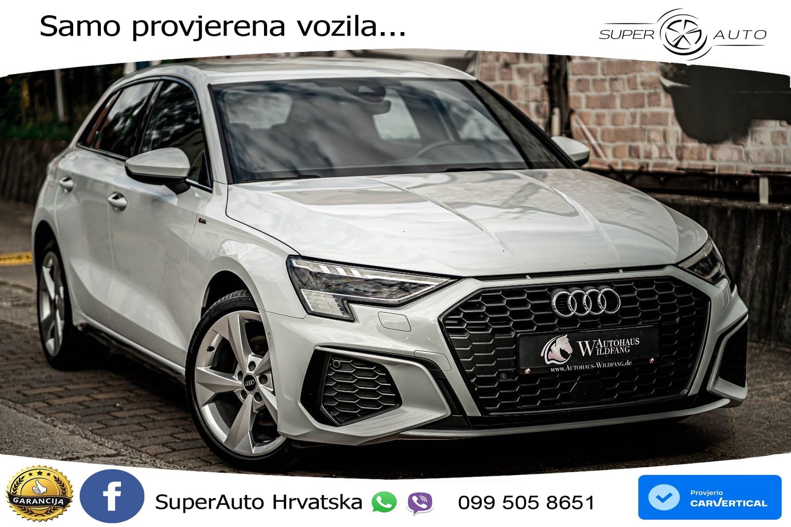 Audi A3 40 TFSIe (204 KS) S tronic S line LED+GR SJED+ACC
