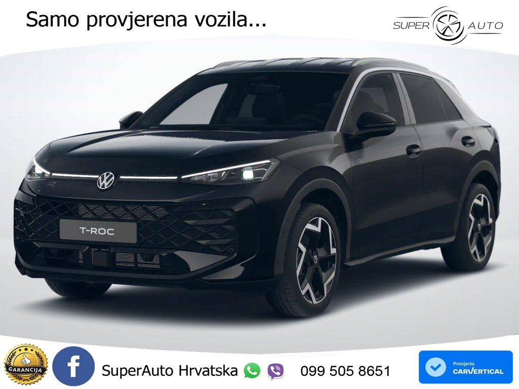 Volkswagen T-Roc 1.5 eTSI (150 KS)  DSG R-Line LED+GR SJED+ACC