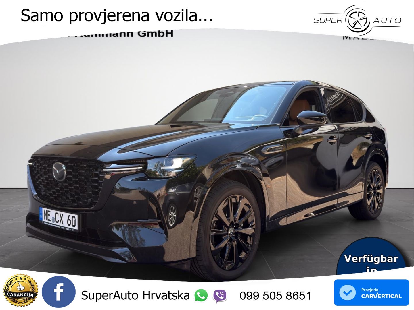 Mazda CX-60 3.3 e-Skyactiv D (254 KS) AWD Automatic LED+GR SJED+ACC