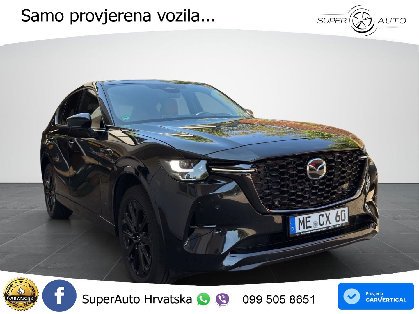 Mazda CX-60 3.3 e-Skyactiv D (254 KS) AWD Automatic LED+GR SJED+ACC