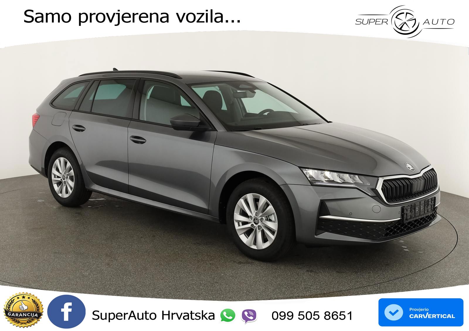 Škoda Octavia Combi 2.0 TDI (150 KS) DSG Selection LED+GR SJED+ACC