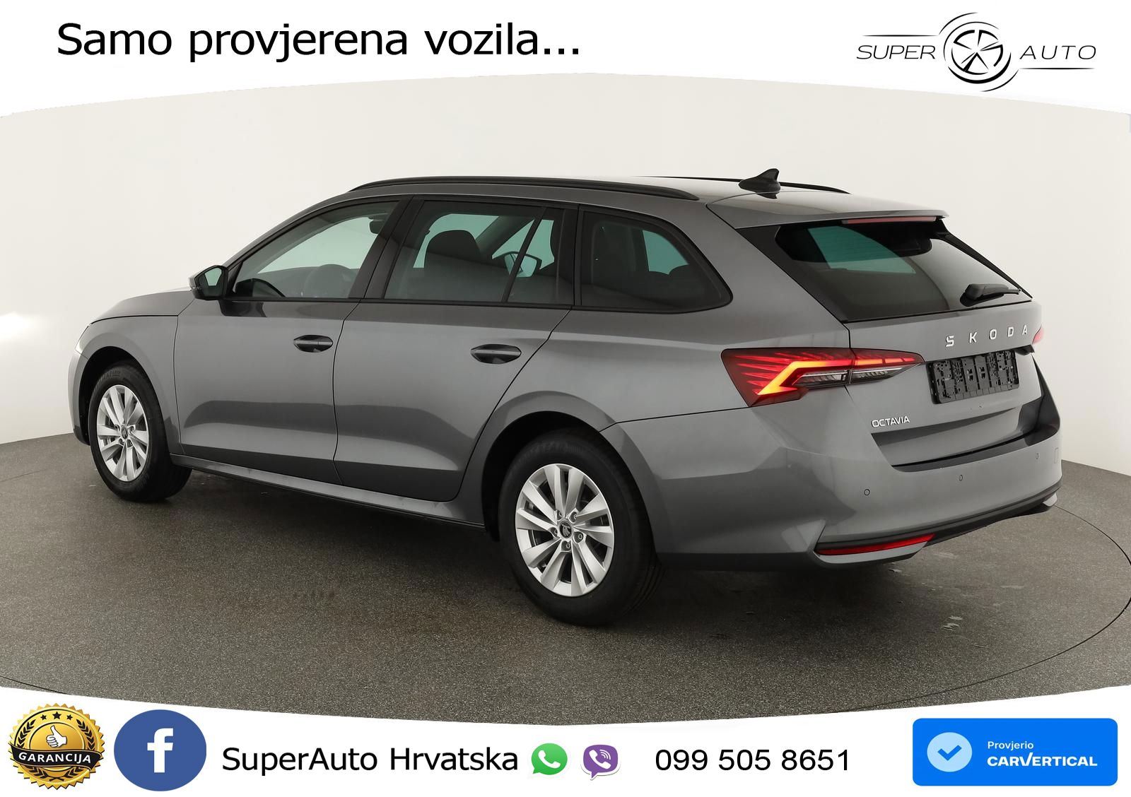 Škoda Octavia Combi 2.0 TDI (150 KS) DSG Selection LED+GR SJED+ACC