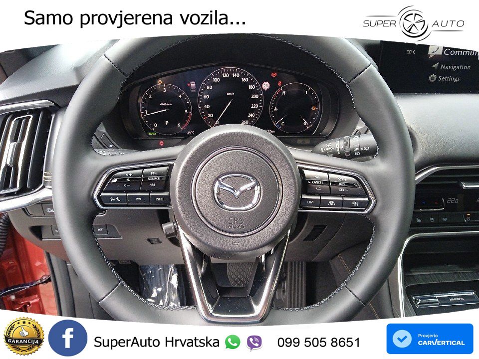 Mazda CX-60 3.3 e-Skyactiv D (254 KS) AWD Automatic MATRIX+GR SJED+KAM