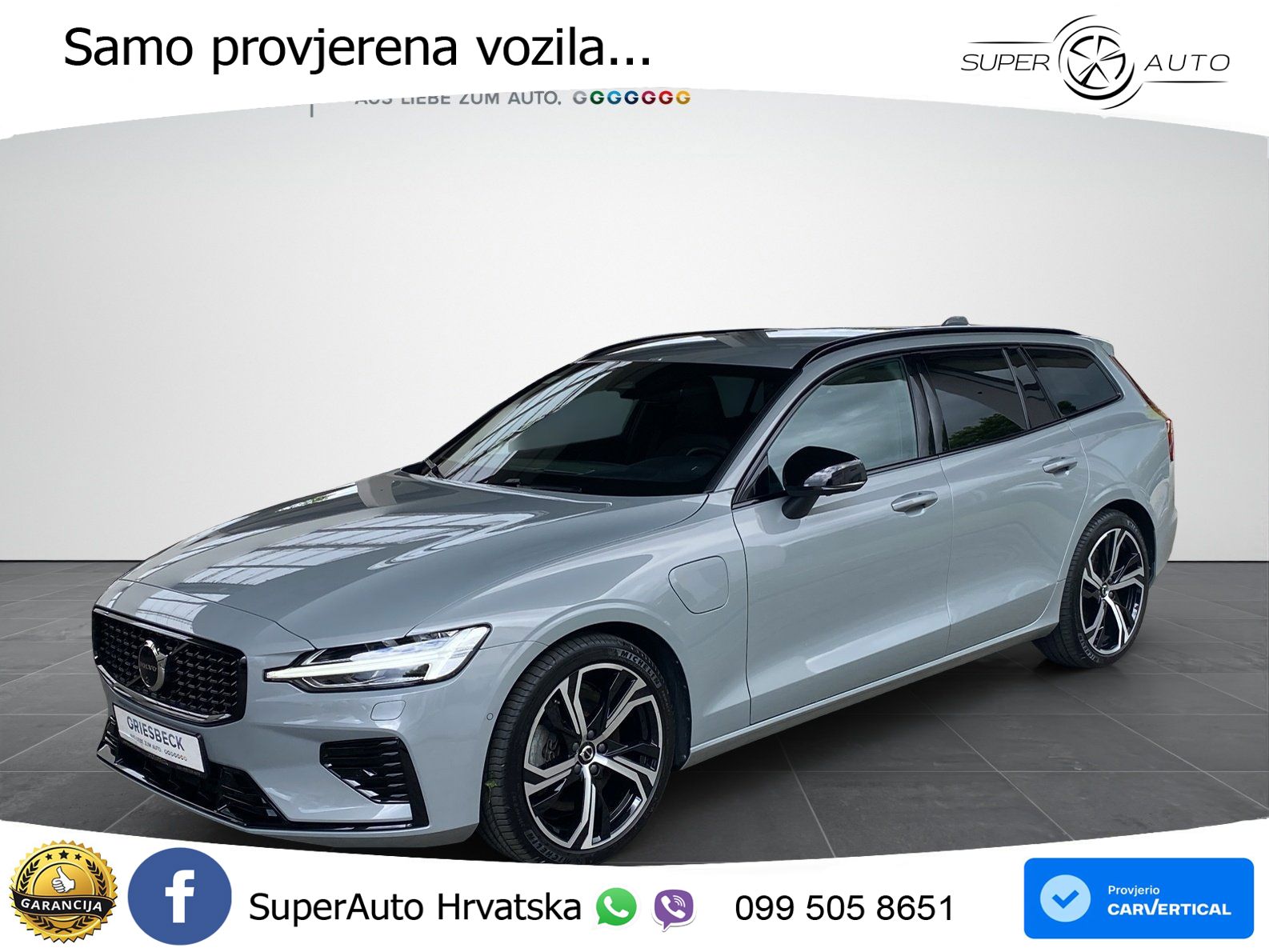Volvo V60 2.0 T8 AWD Geartronic LED+GR SJED+ACC
