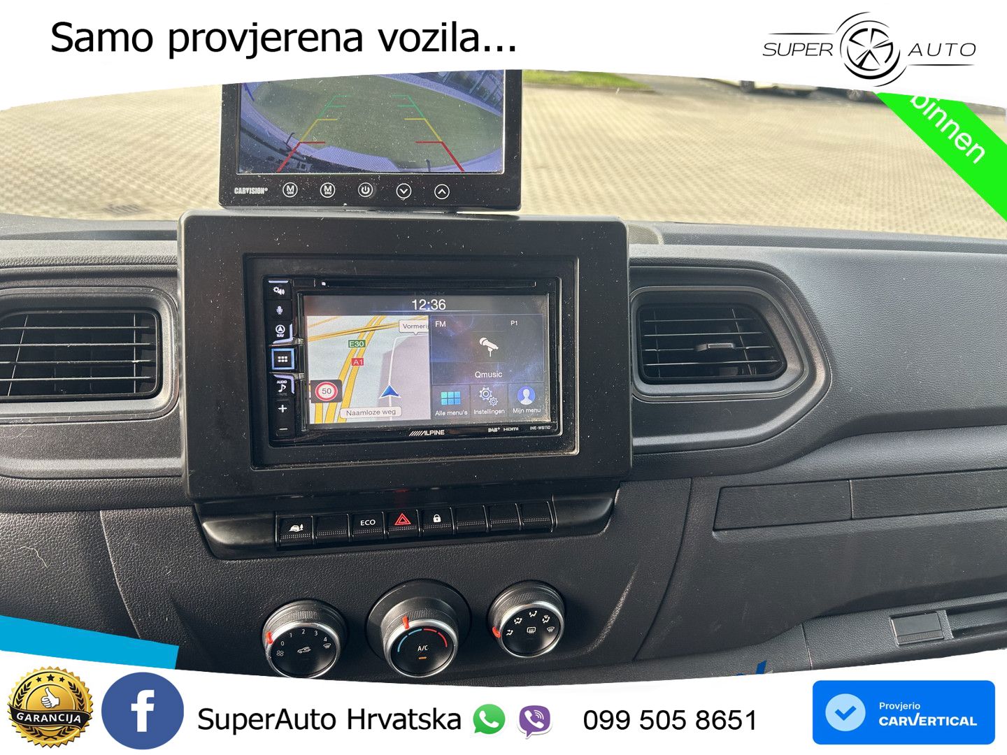 Renault Master T35 135 L3H2 Navigatie + PostNL inrichtin 136 KS