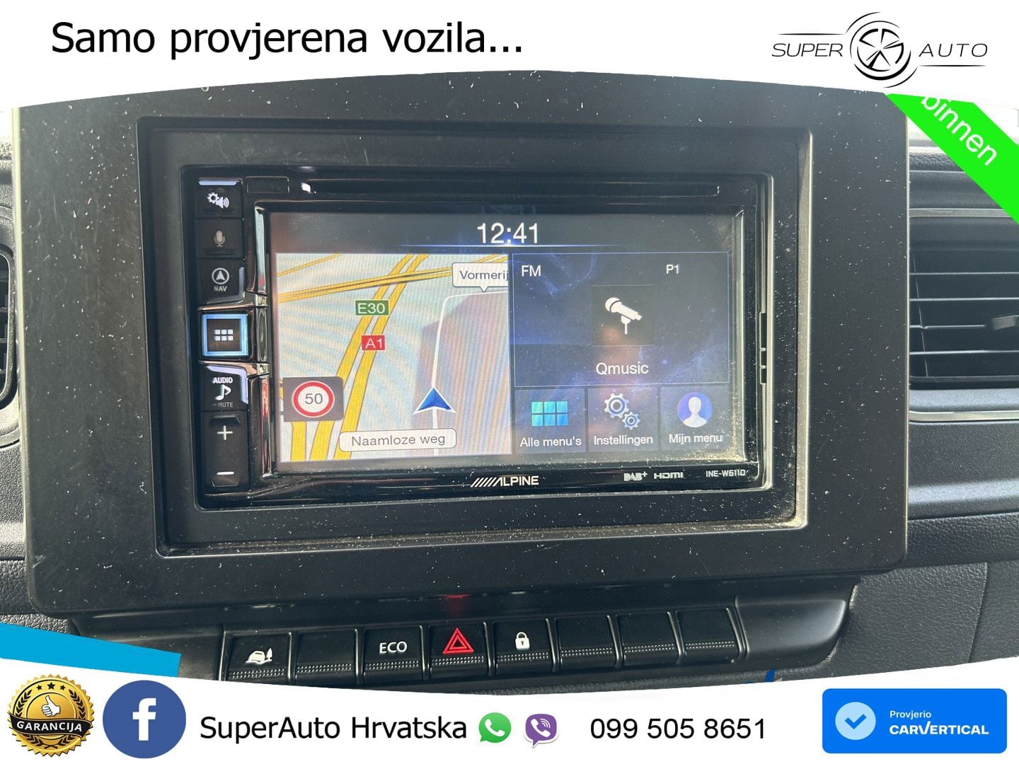 Renault Master T35 135 L3H2 Navigatie + PostNL inrichtin 136 KS