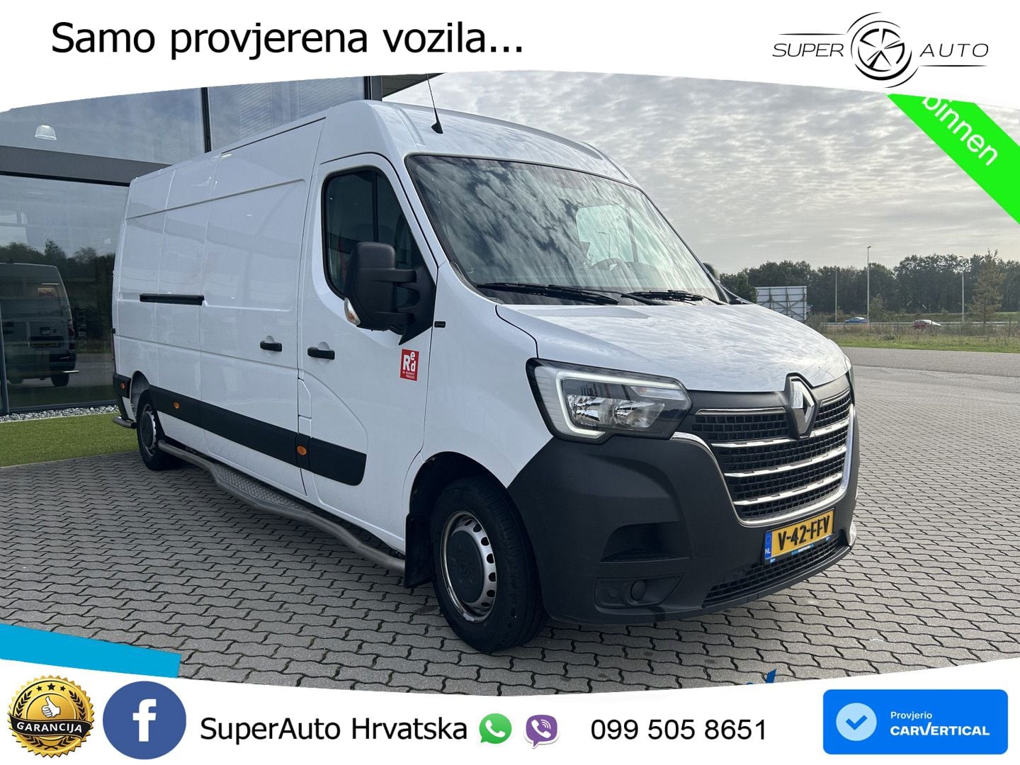 Renault Master T35 135 L3H2 Navigatie + PostNL inrichtin 136 KS