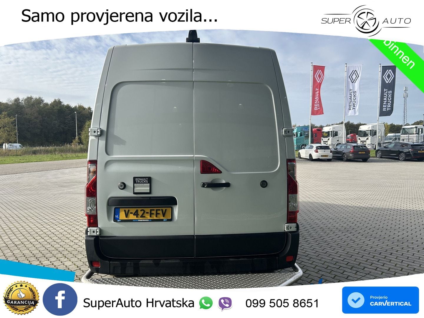 Renault Master T35 135 L3H2 Navigatie + PostNL inrichtin 136 KS