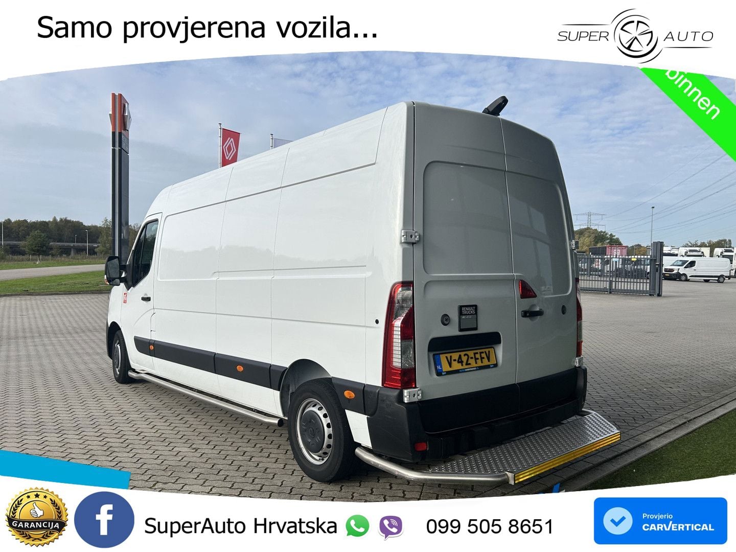 Renault Master T35 135 L3H2 Navigatie + PostNL inrichtin 136 KS