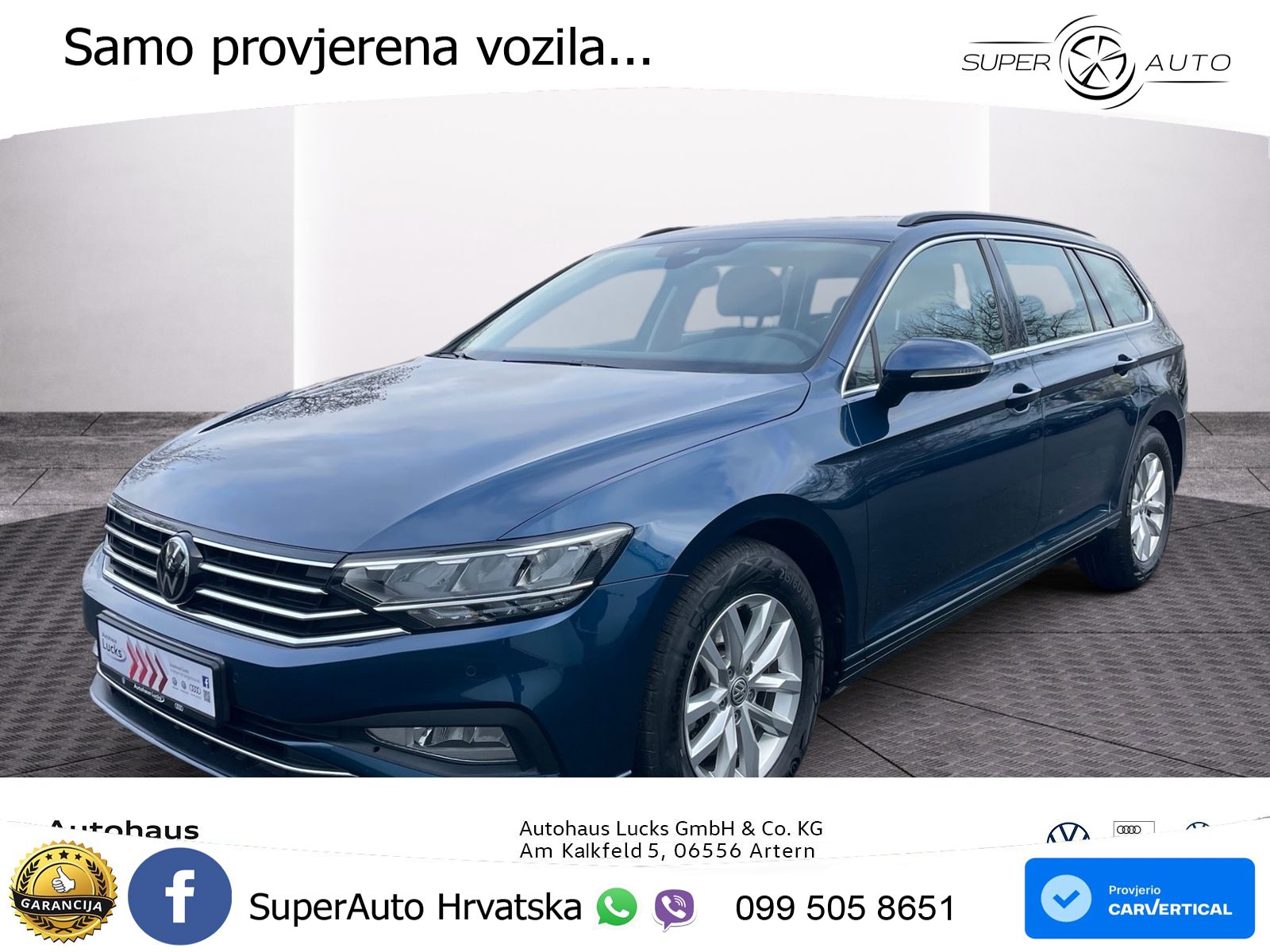 Volkswagen Passat Variant 2.0 TDI (150 KS) DSG Business LED+GR SJED+ACC
