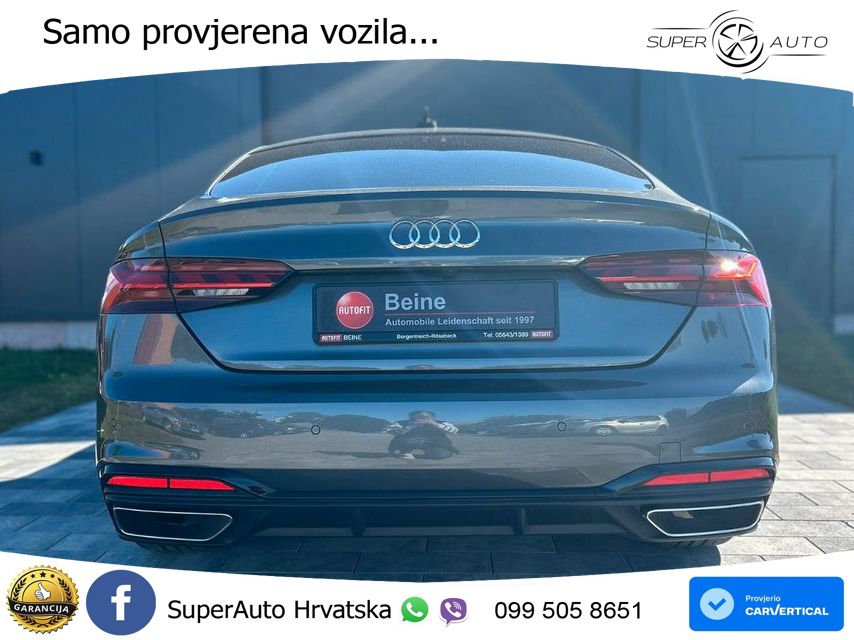 Audi A5 Sportback  40 TFSI (204 KS) S tronic S line