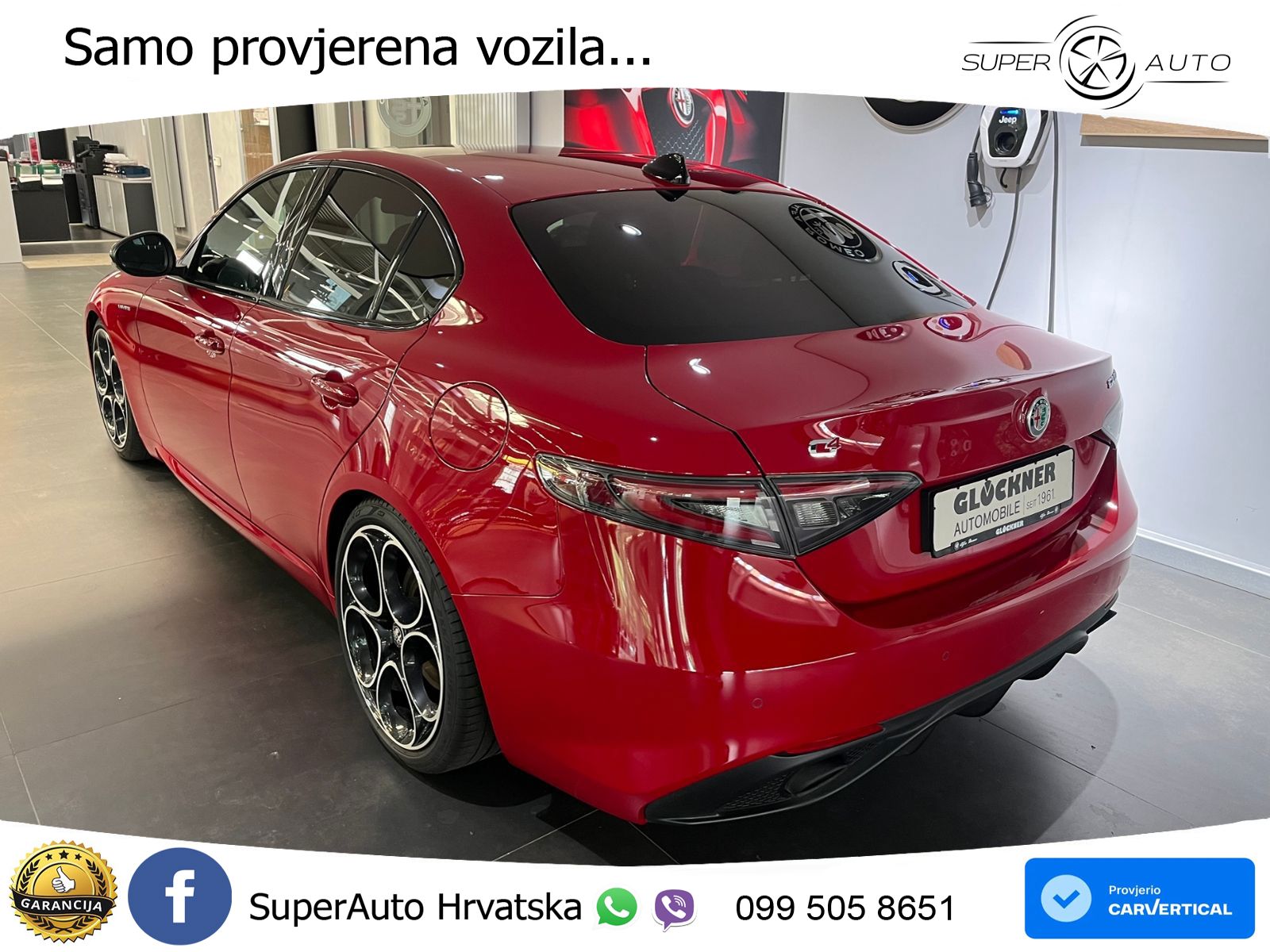Alfa Romeo Giulia 2.0 Turbo (280 KS) Q4 Automatic LED+GR SJED+ACC
