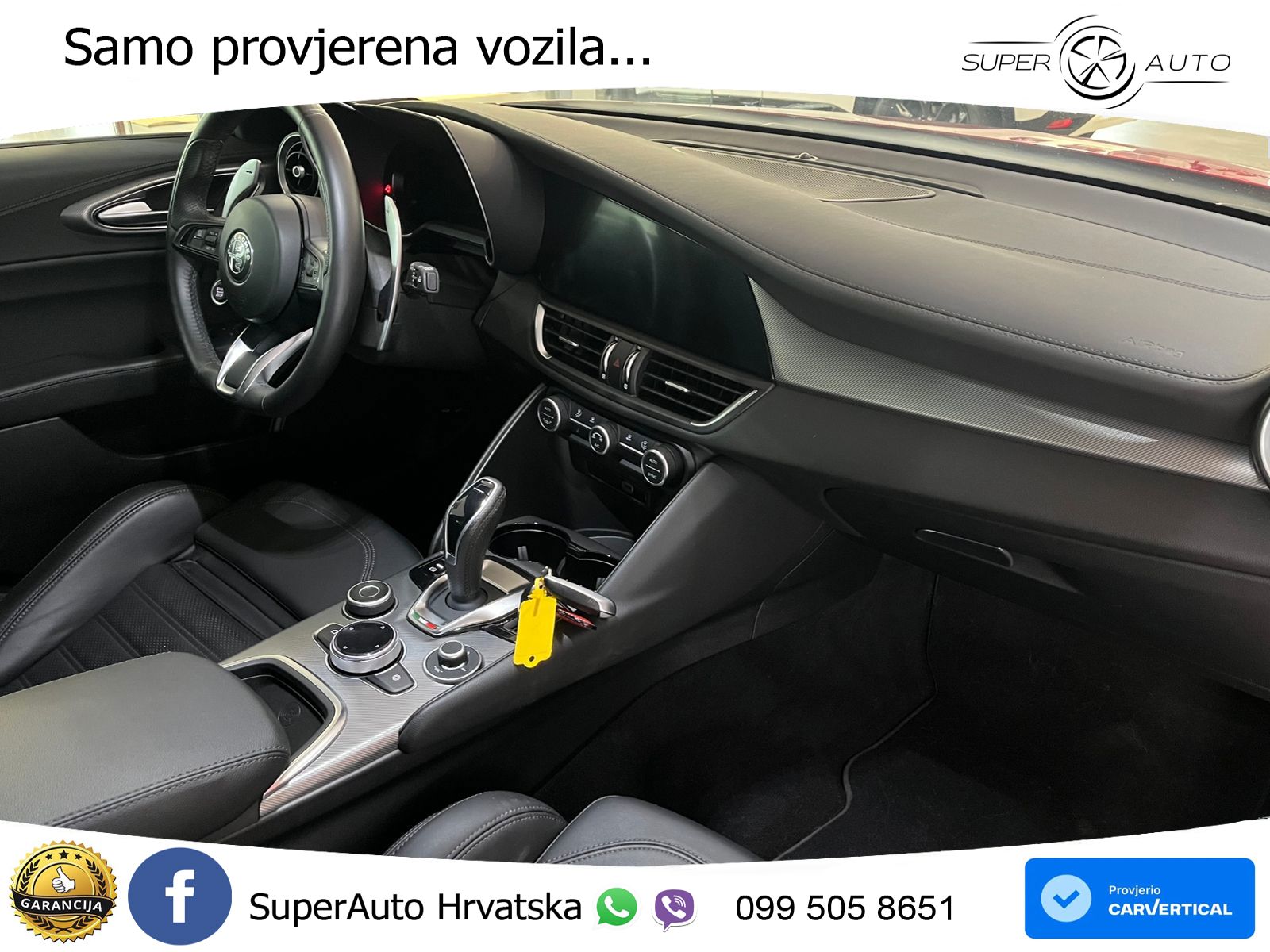 Alfa Romeo Giulia 2.0 Turbo (280 KS) Q4 Automatic LED+GR SJED+ACC