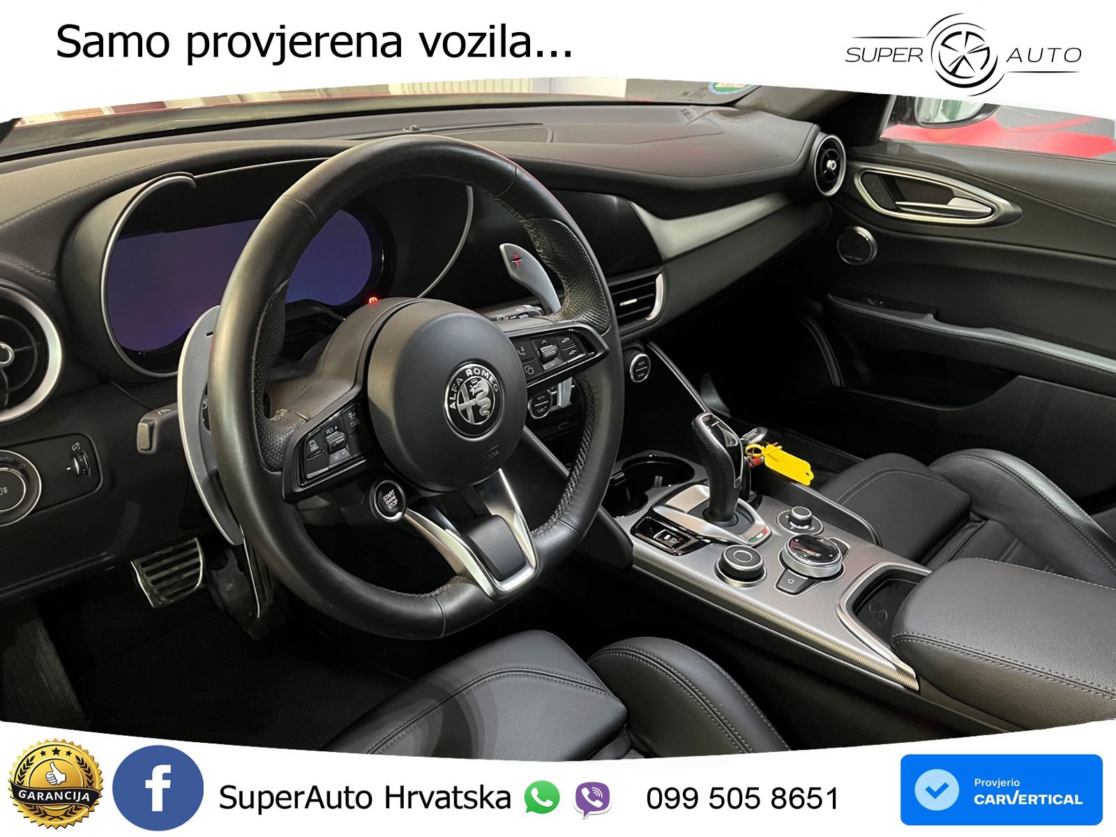 Alfa Romeo Giulia 2.0 Turbo (280 KS) Q4 Automatic LED+GR SJED+ACC