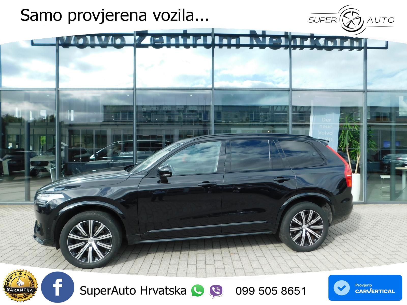 Volvo XC90 2.0 B5 Diesel AWD Automatic ACC+GR SJED+360+PANO