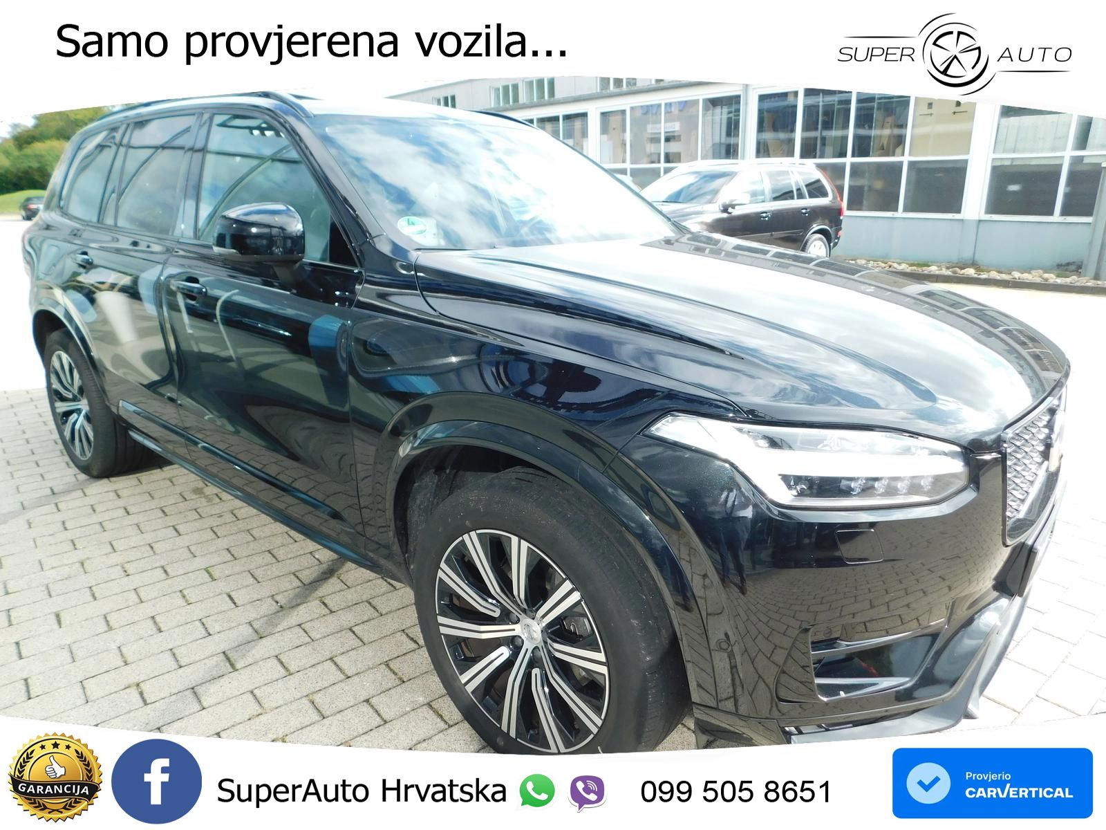 Volvo XC90 2.0 B5 Diesel AWD Automatic ACC+GR SJED+360+PANO