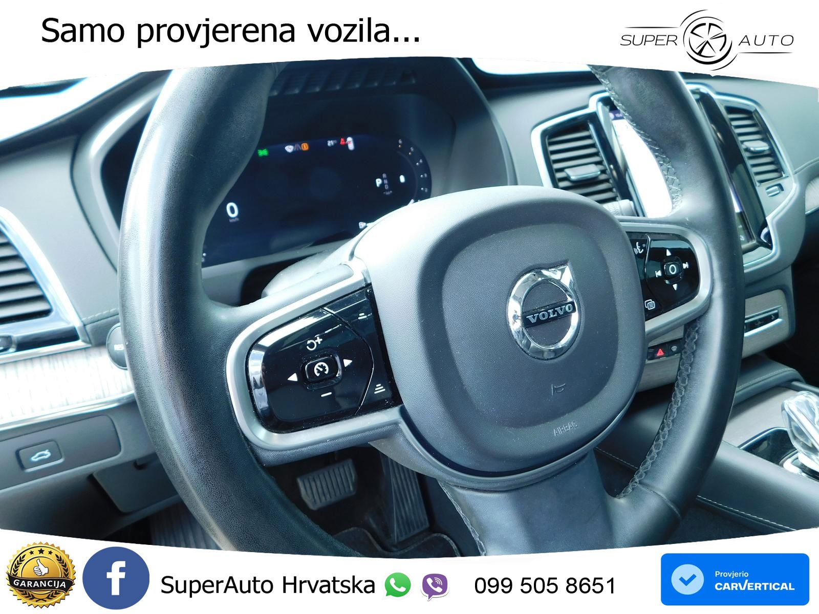 Volvo XC90 2.0 B5 Diesel AWD Automatic ACC+GR SJED+360+PANO