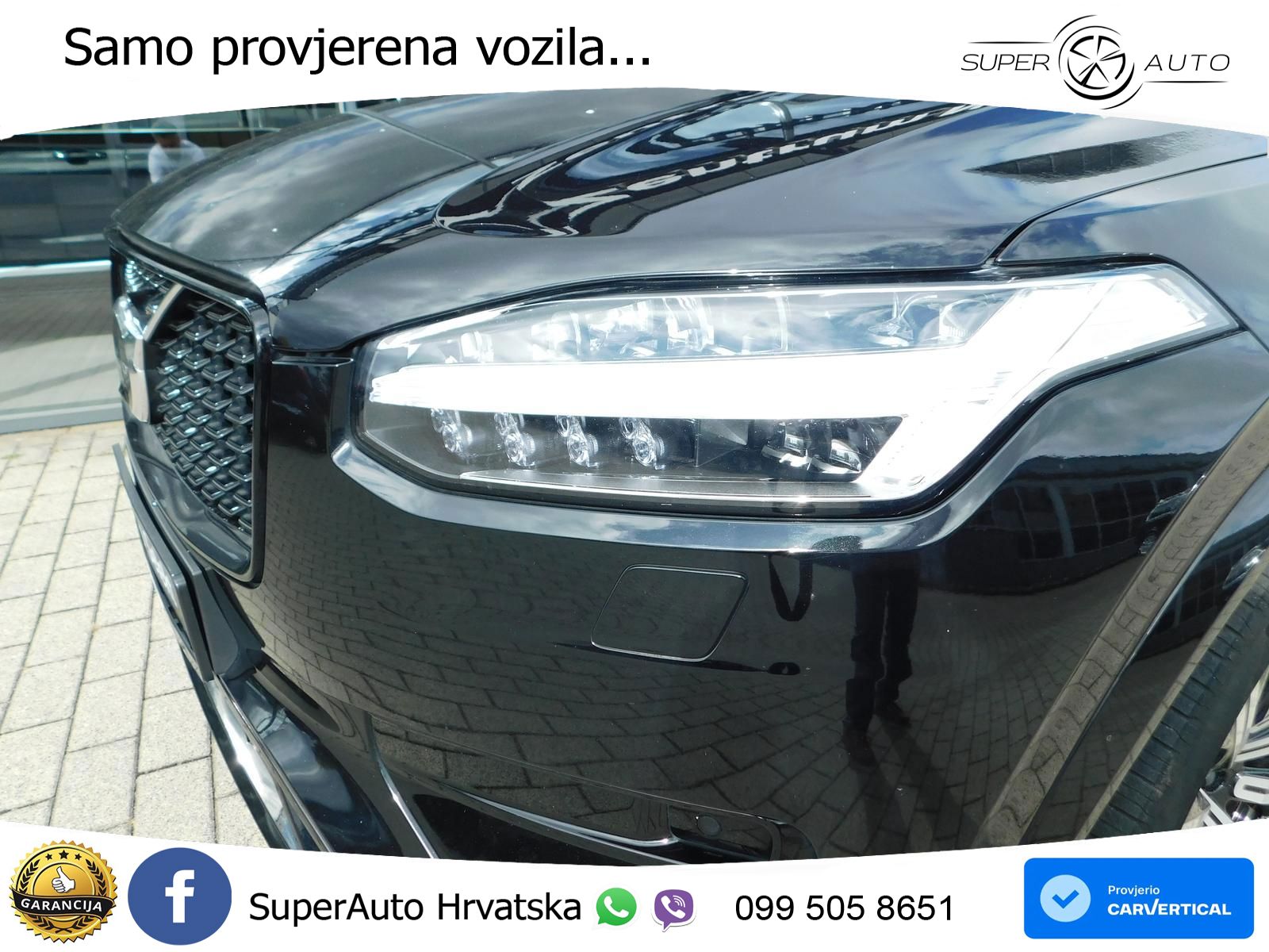 Volvo XC90 2.0 B5 Diesel AWD Automatic ACC+GR SJED+360+PANO