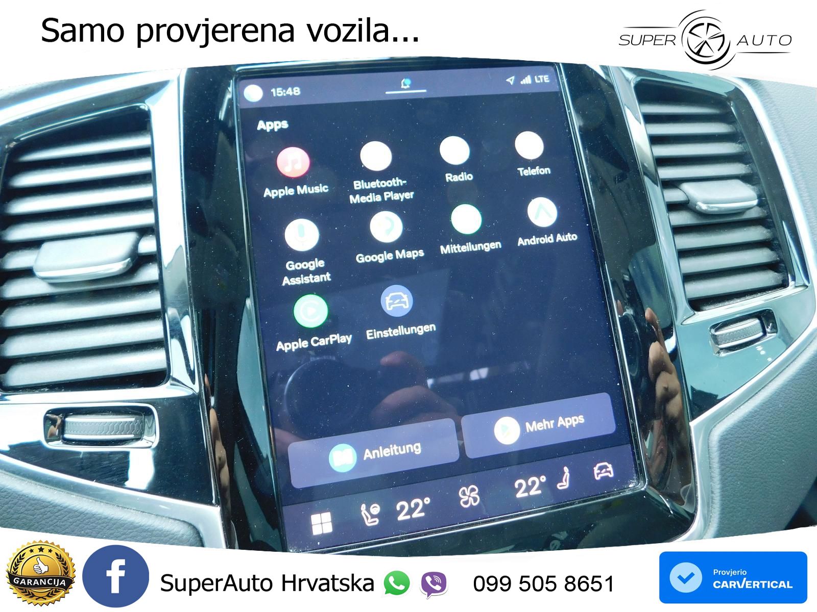 Volvo XC90 2.0 B5 Diesel AWD Automatic ACC+GR SJED+360+PANO