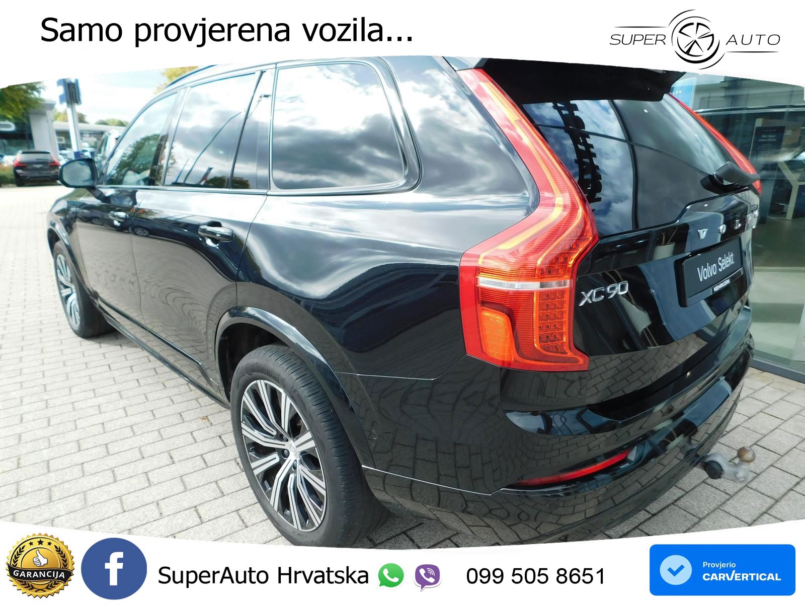 Volvo XC90 2.0 B5 Diesel AWD Automatic ACC+GR SJED+360+PANO