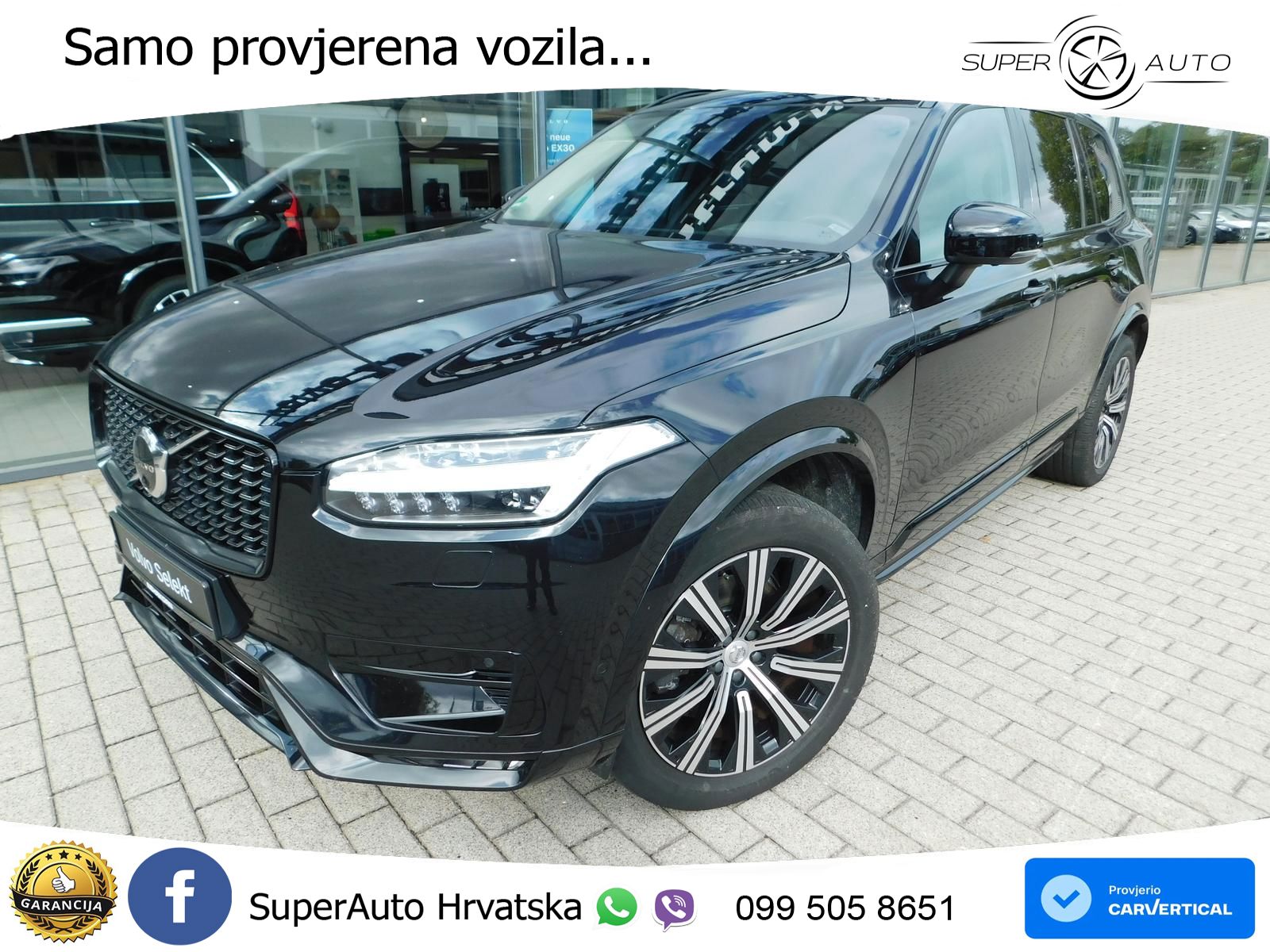 Volvo XC90 2.0 B5 Diesel AWD Automatic ACC+GR SJED+360+PANO