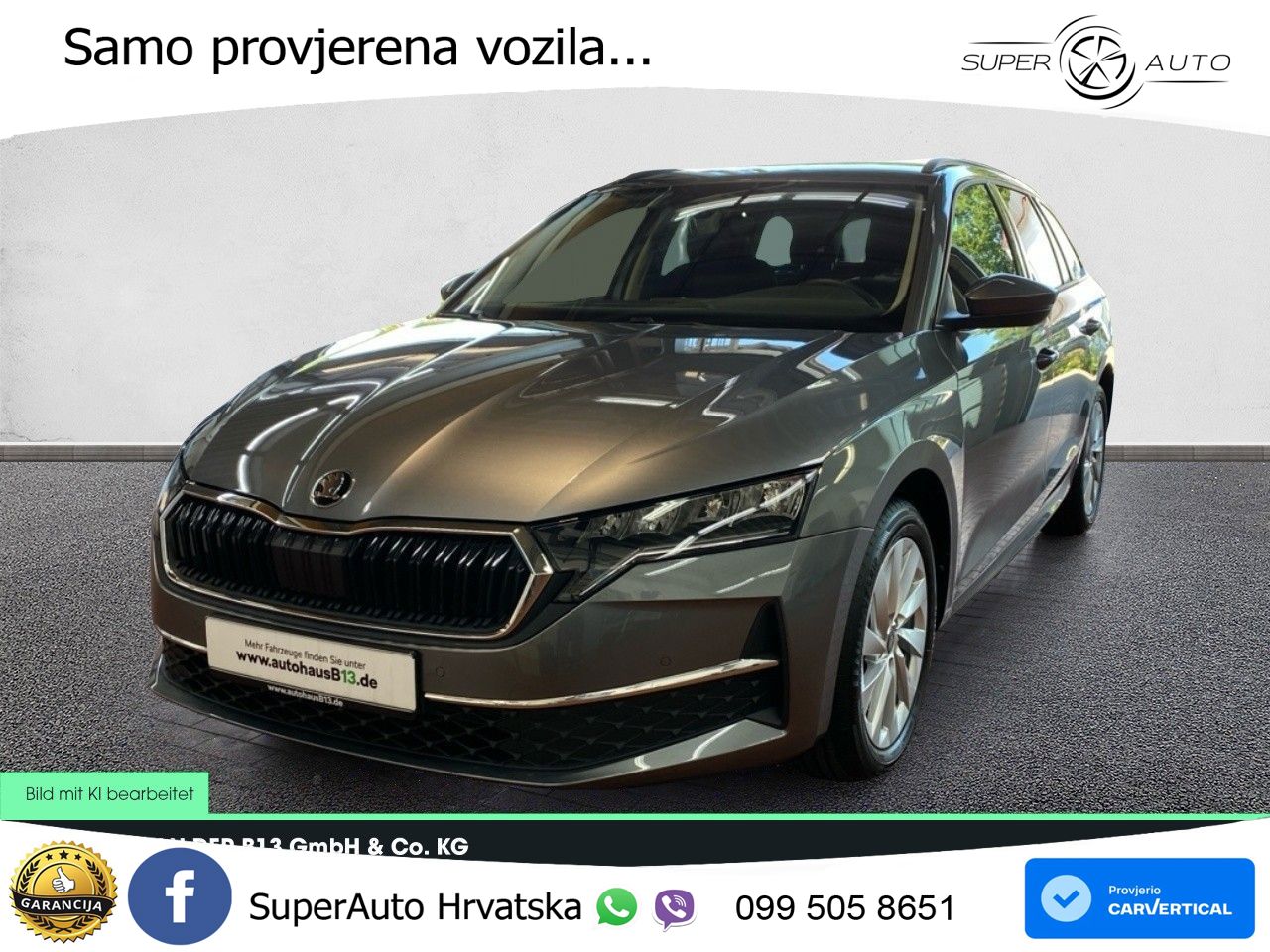 Škoda Octavia Combi 2.0 TDI (150 KS) DSG Selection LED+GR SJED+ACC