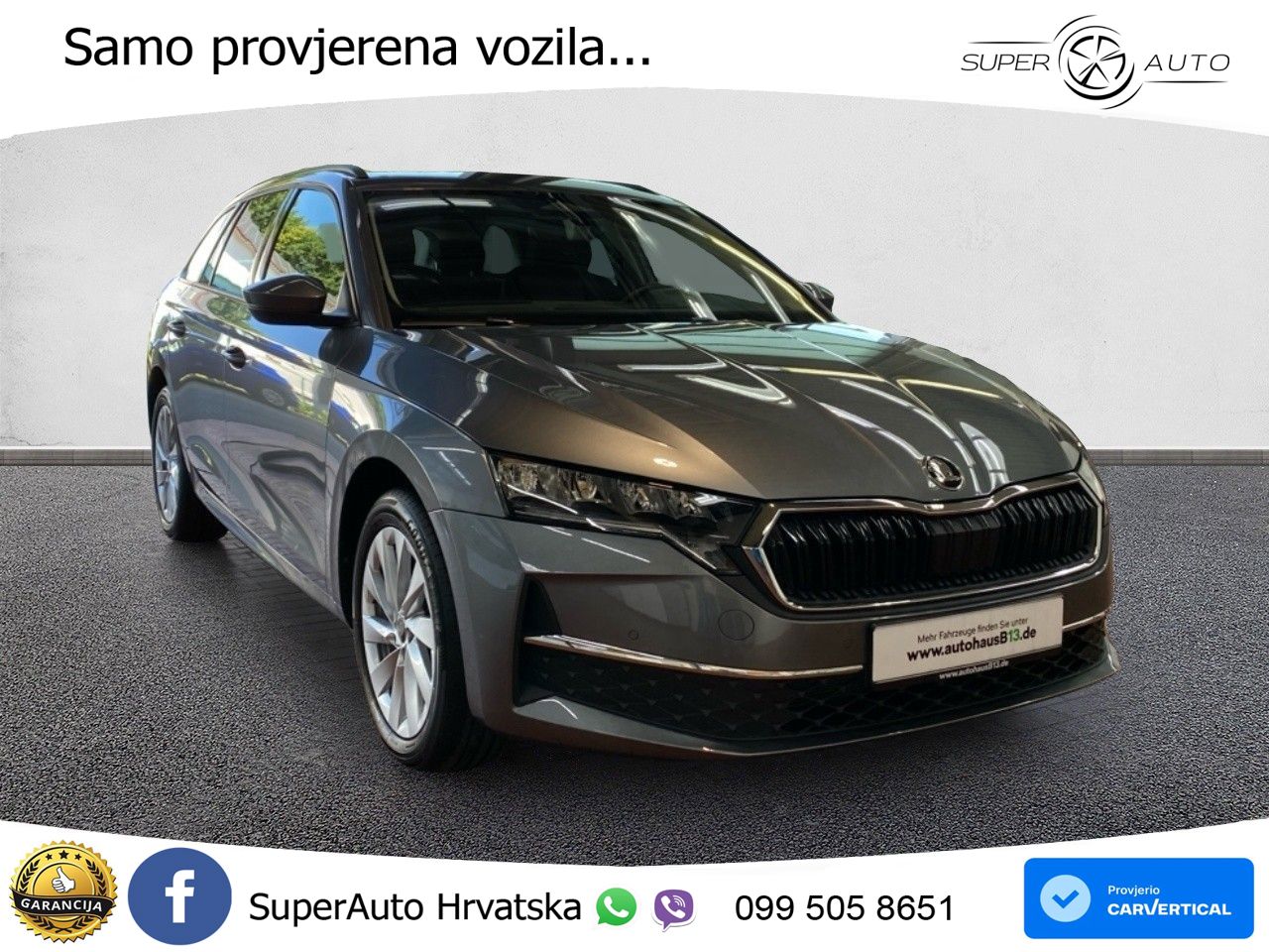 Škoda Octavia Combi 2.0 TDI (150 KS) DSG Selection LED+GR SJED+ACC