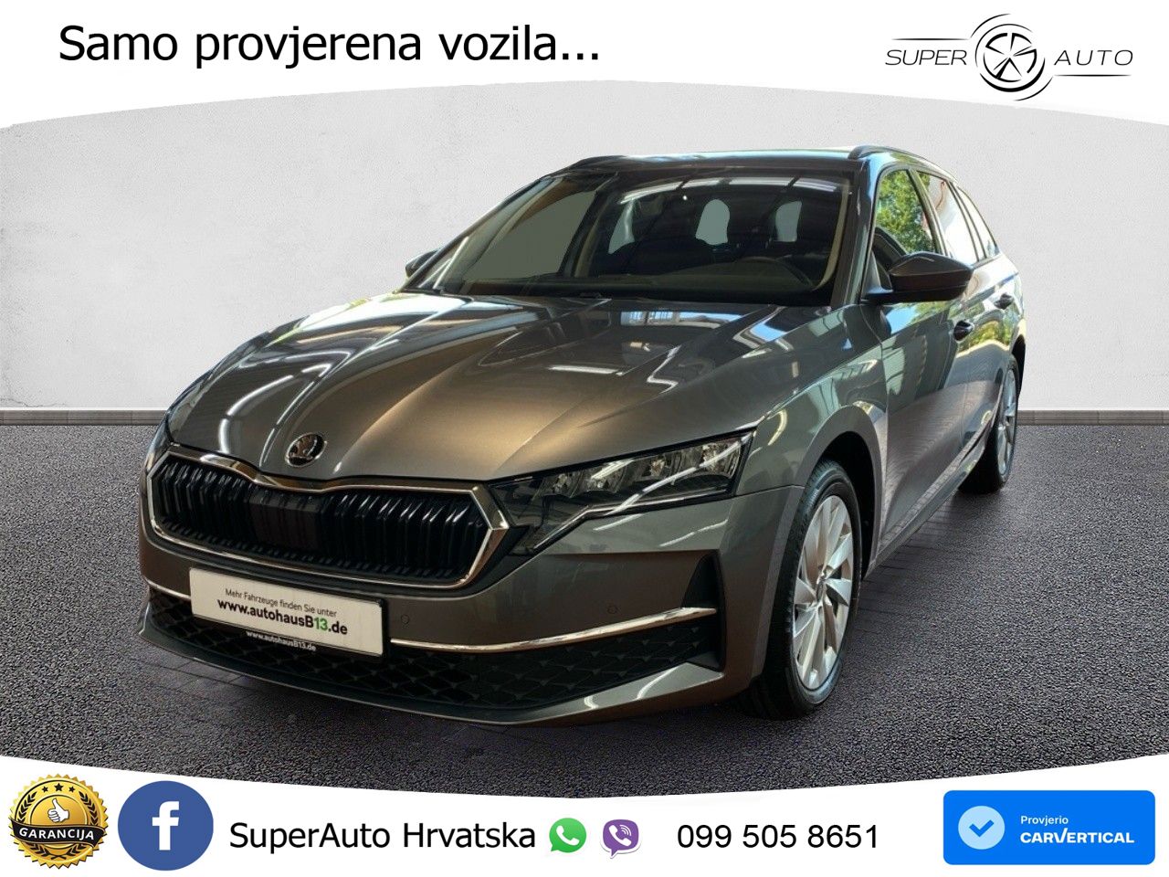 Škoda Octavia Combi 2.0 TDI (150 KS) DSG Selection LED+GR SJED+ACC
