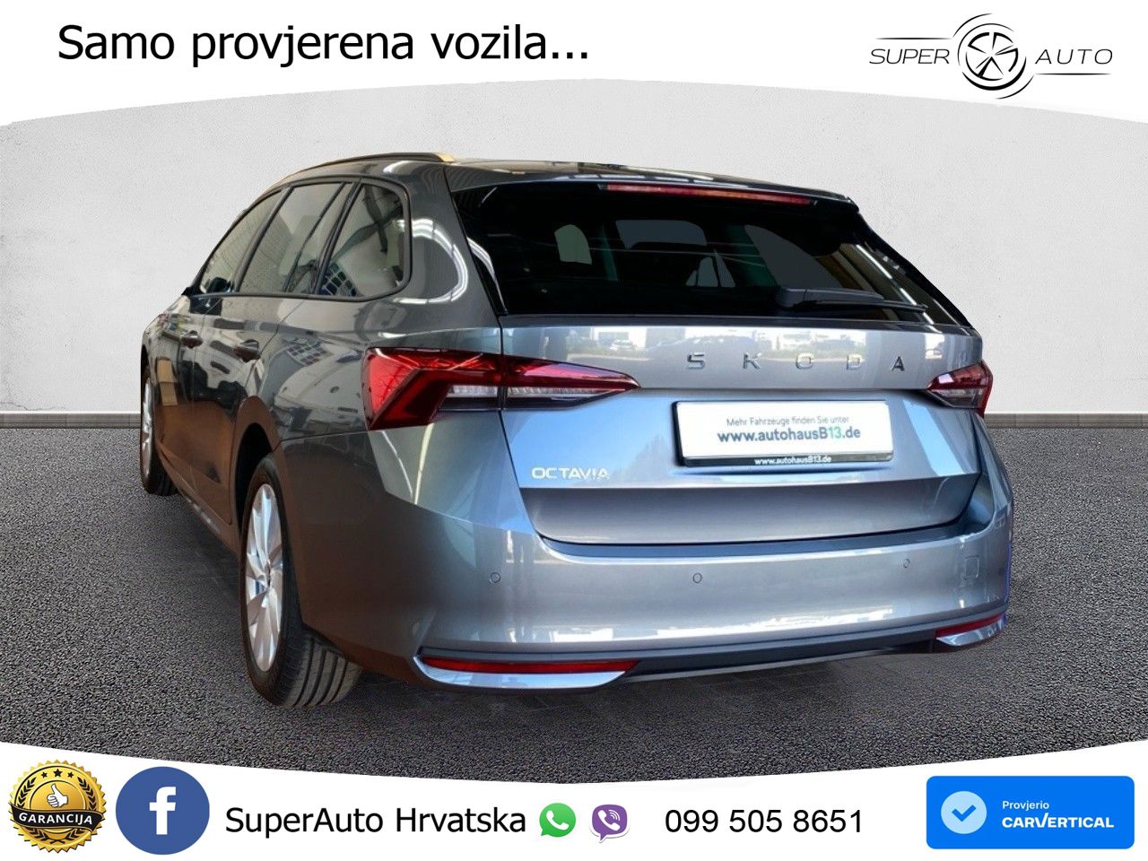 Škoda Octavia Combi 2.0 TDI (150 KS) DSG Selection LED+GR SJED+ACC