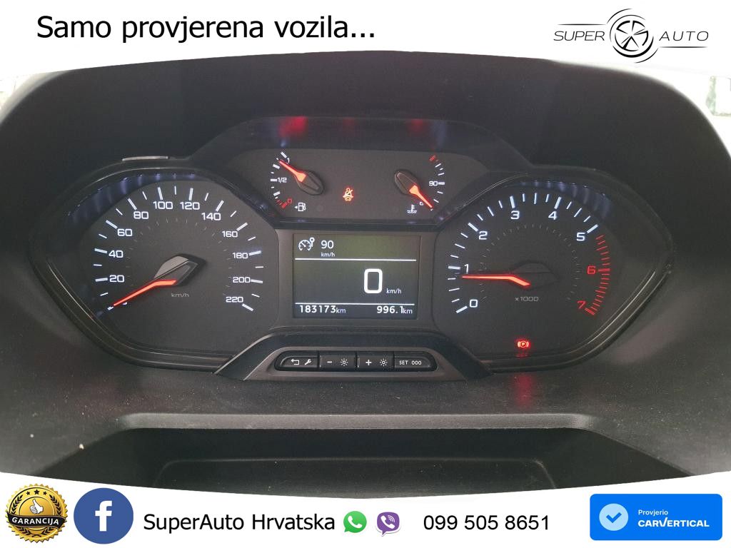 Peugeot Partner 1.5 BlueHDi 100 L1 Navi,Kamera,3 Sitze 101 KS