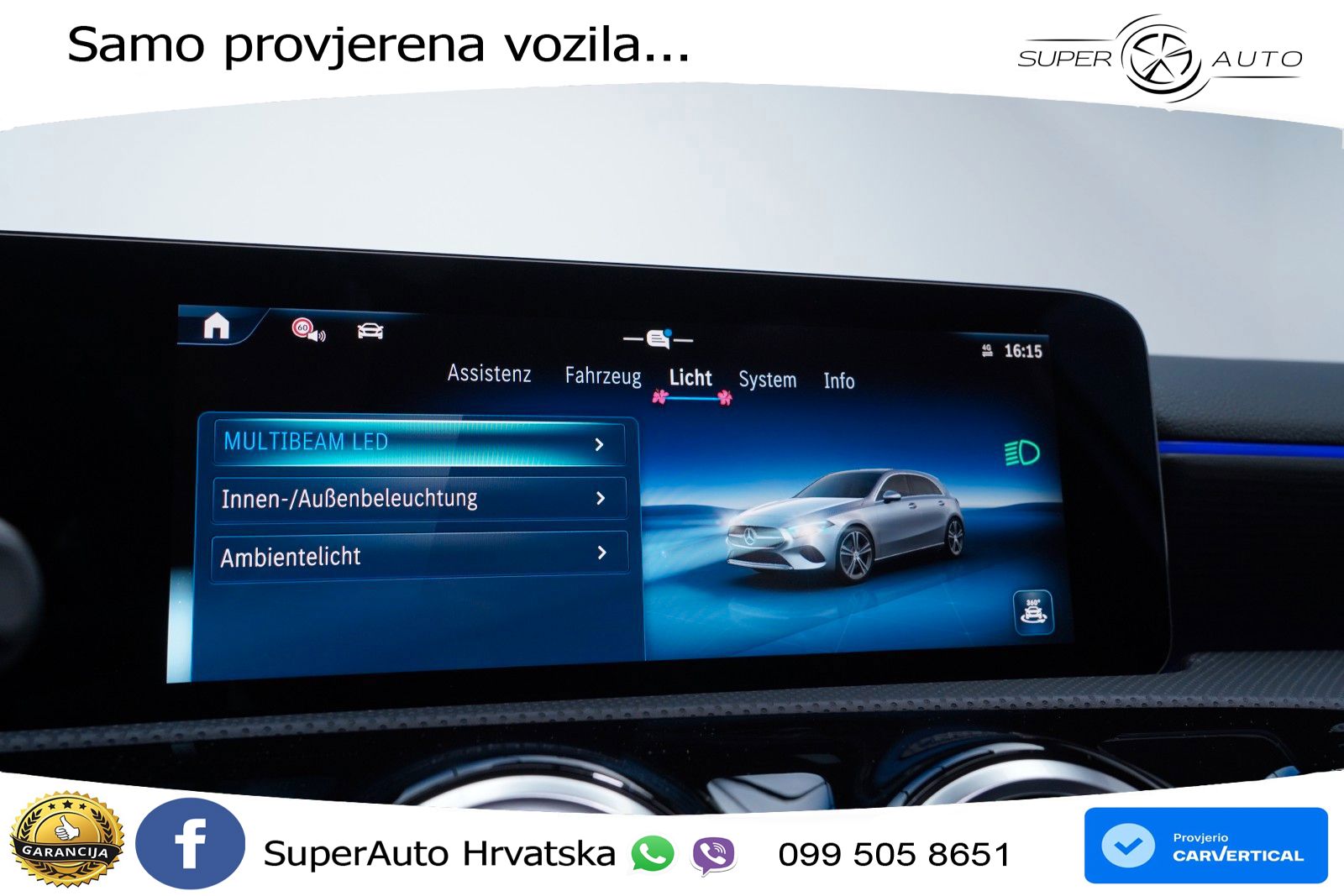 Mercedes-Benz A 200d 8G-DCT AMG LED+GR SJED+ACC