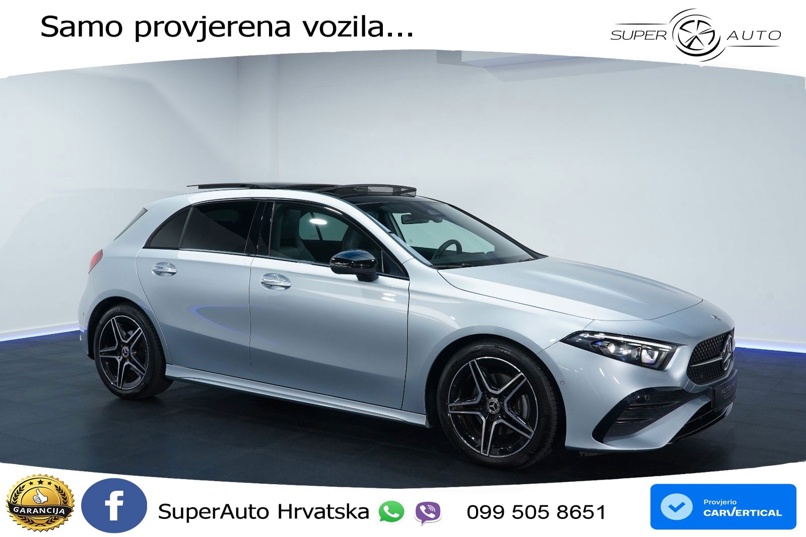 Mercedes-Benz A 200d 8G-DCT AMG LED+GR SJED+ACC