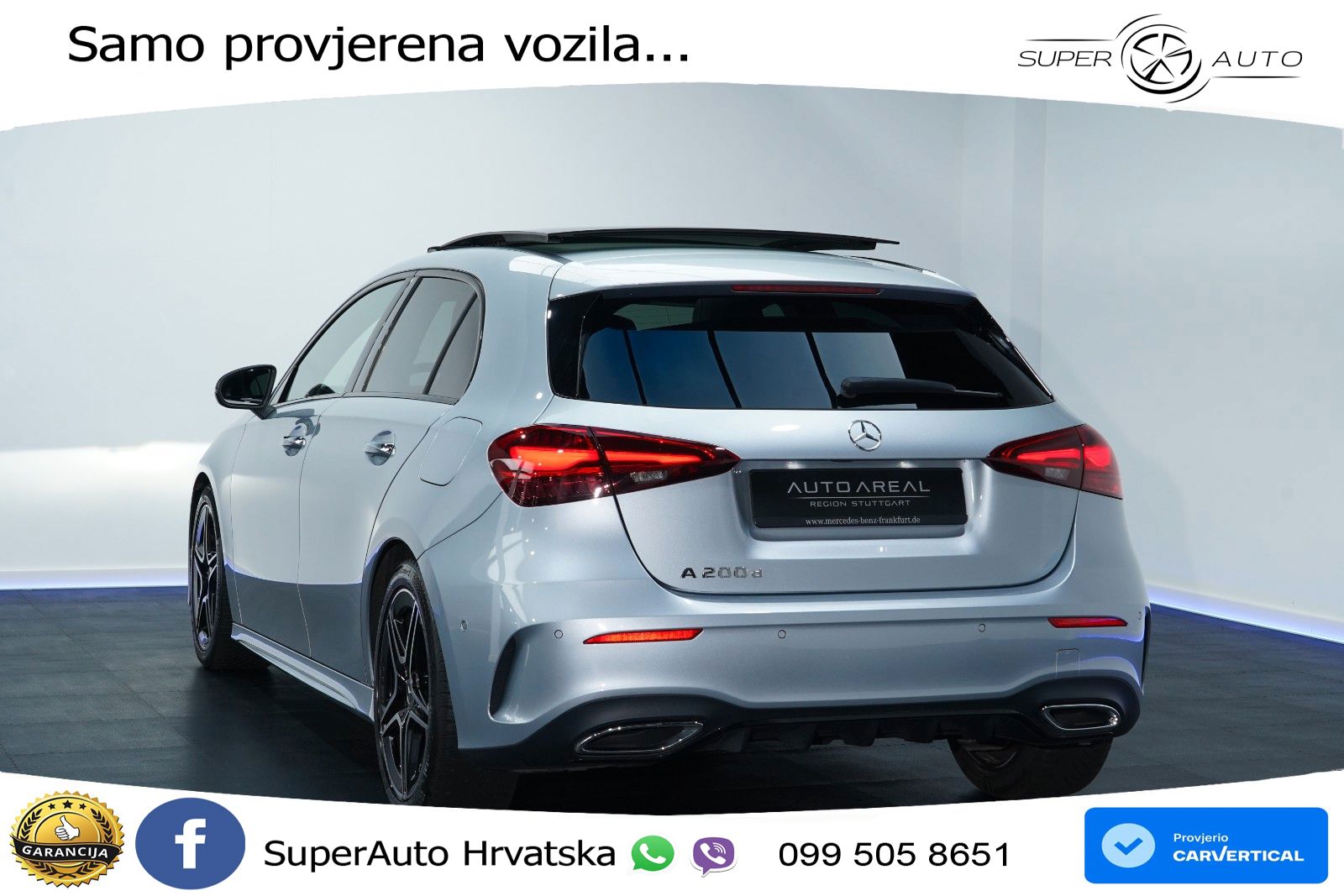 Mercedes-Benz A 200d 8G-DCT AMG LED+GR SJED+ACC