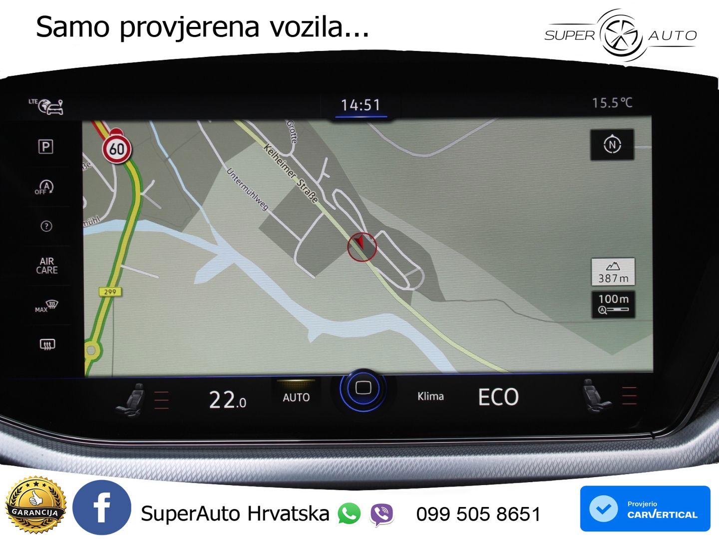 Volkswagen Touareg 3.0 V6 TDI (231 KS) 4MOTION Tiptronic R-Line ZRAČNI+ACC+4xGR SJED+360