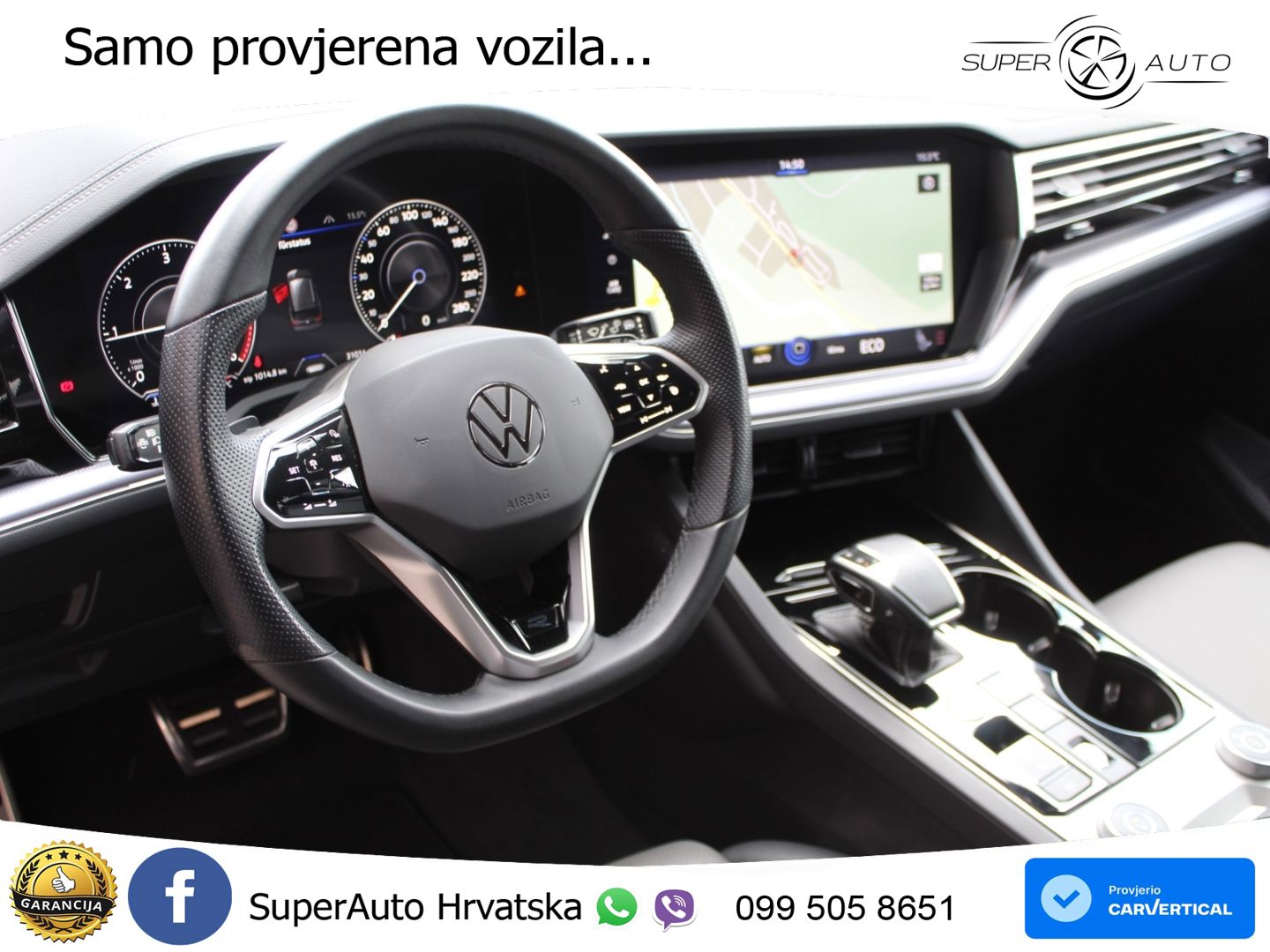 Volkswagen Touareg 3.0 V6 TDI (231 KS) 4MOTION Tiptronic R-Line ZRAČNI+ACC+4xGR SJED+360