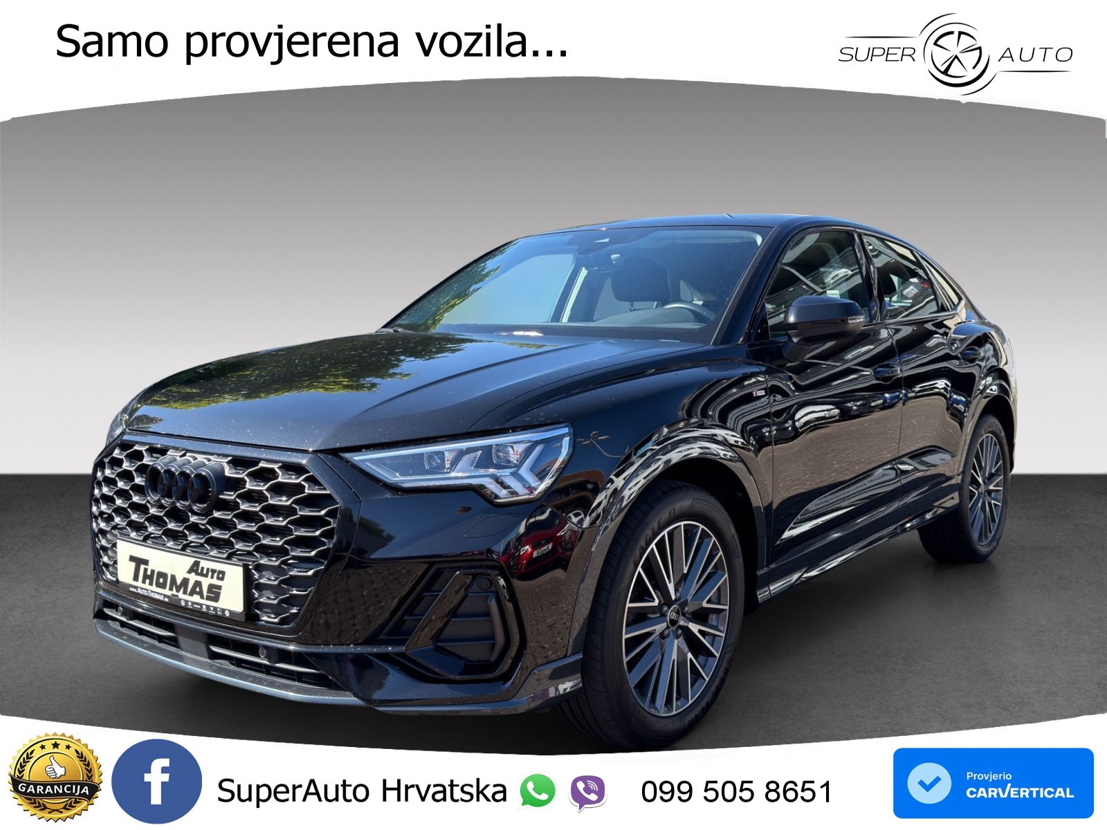 Audi Q3 Sportback 35 TDI (150 KS) S tronic S line LED+GR SJED+ACC