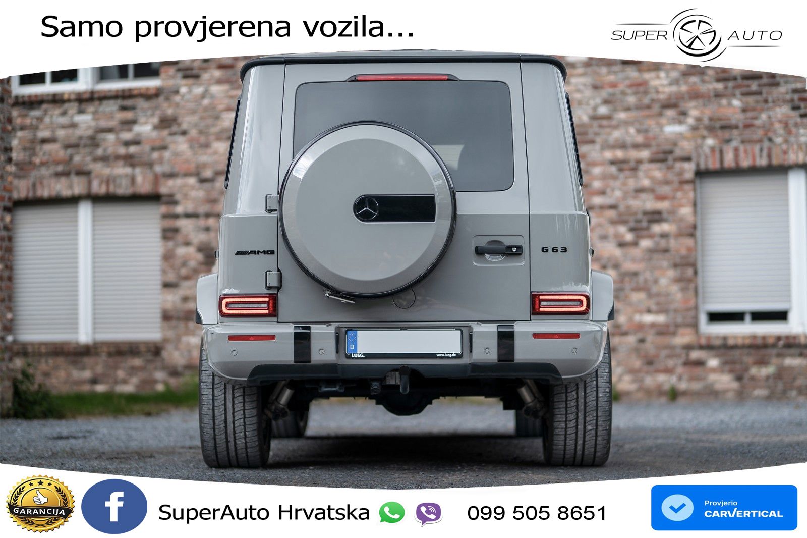 Mercedes AMG G 63 Long V8 (585 KS) 4MATIC 9G-TRONIC AMG SPEEDSHIFT PLUS Manufaktur LED+GR SJED+ACC