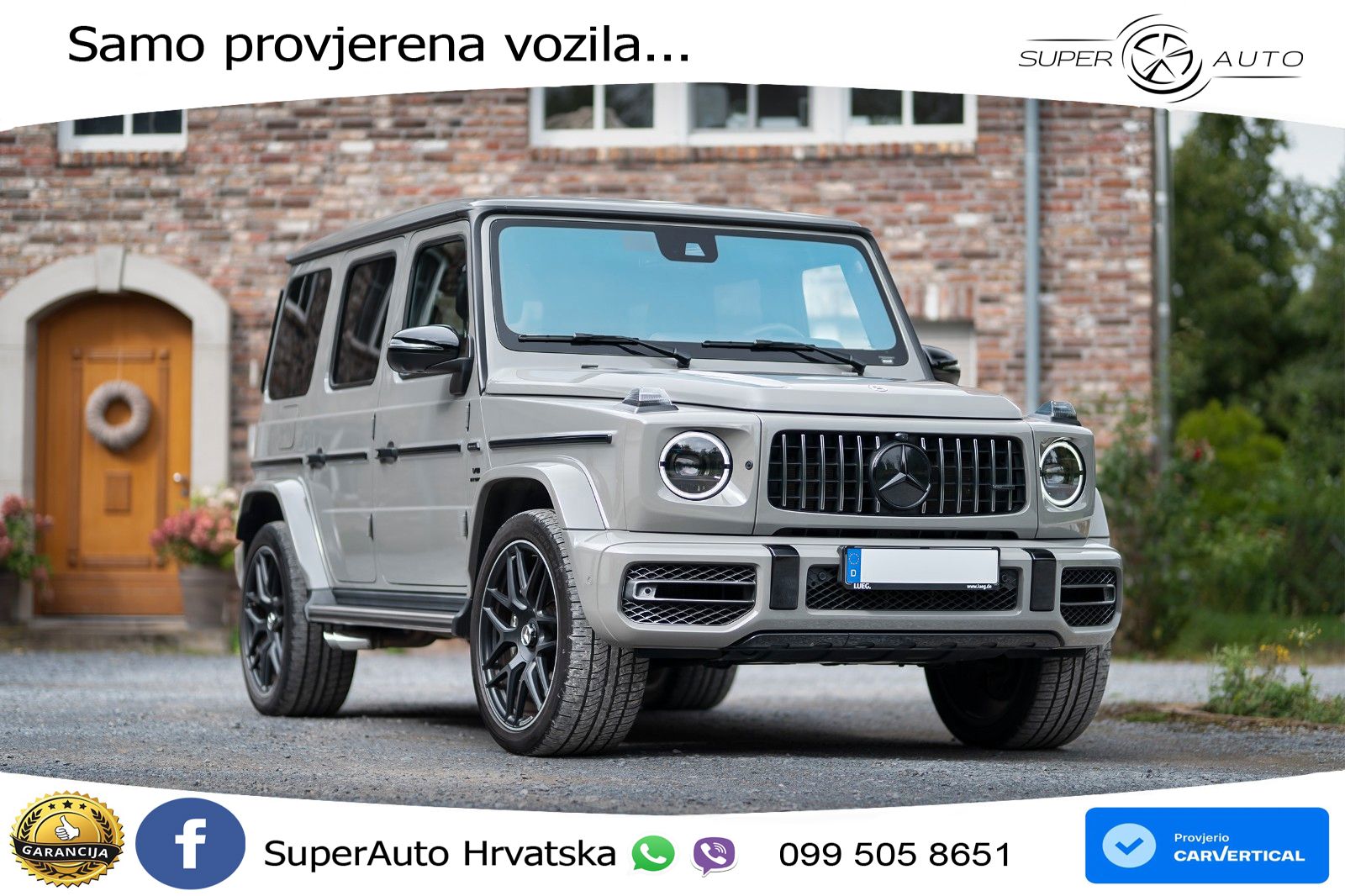 Mercedes AMG G 63 Long V8 (585 KS) 4MATIC 9G-TRONIC AMG SPEEDSHIFT PLUS Manufaktur LED+GR SJED+ACC
