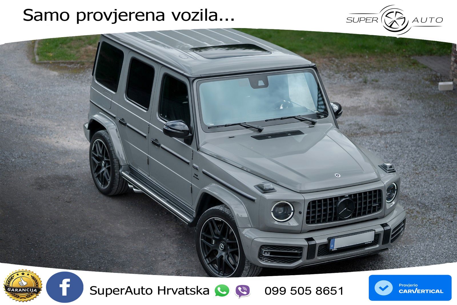 Mercedes AMG G 63 Long V8 (585 KS) 4MATIC 9G-TRONIC AMG SPEEDSHIFT PLUS Manufaktur LED+GR SJED+ACC