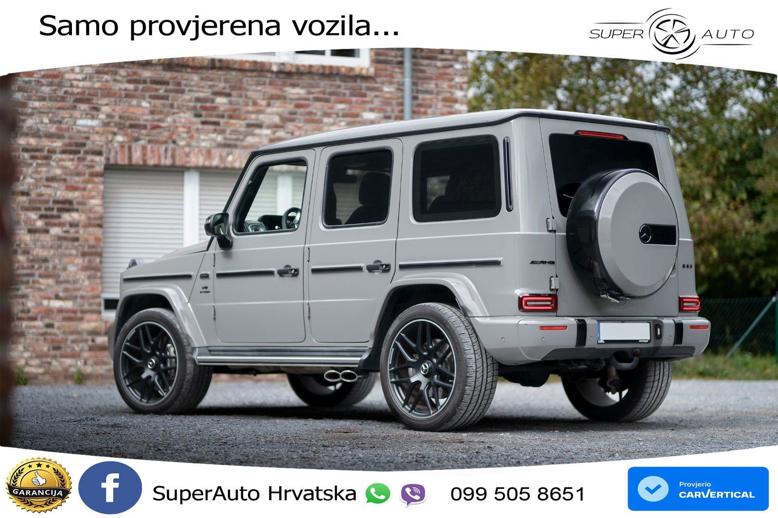 Mercedes AMG G 63 Long V8 (585 KS) 4MATIC 9G-TRONIC AMG SPEEDSHIFT PLUS Manufaktur LED+GR SJED+ACC