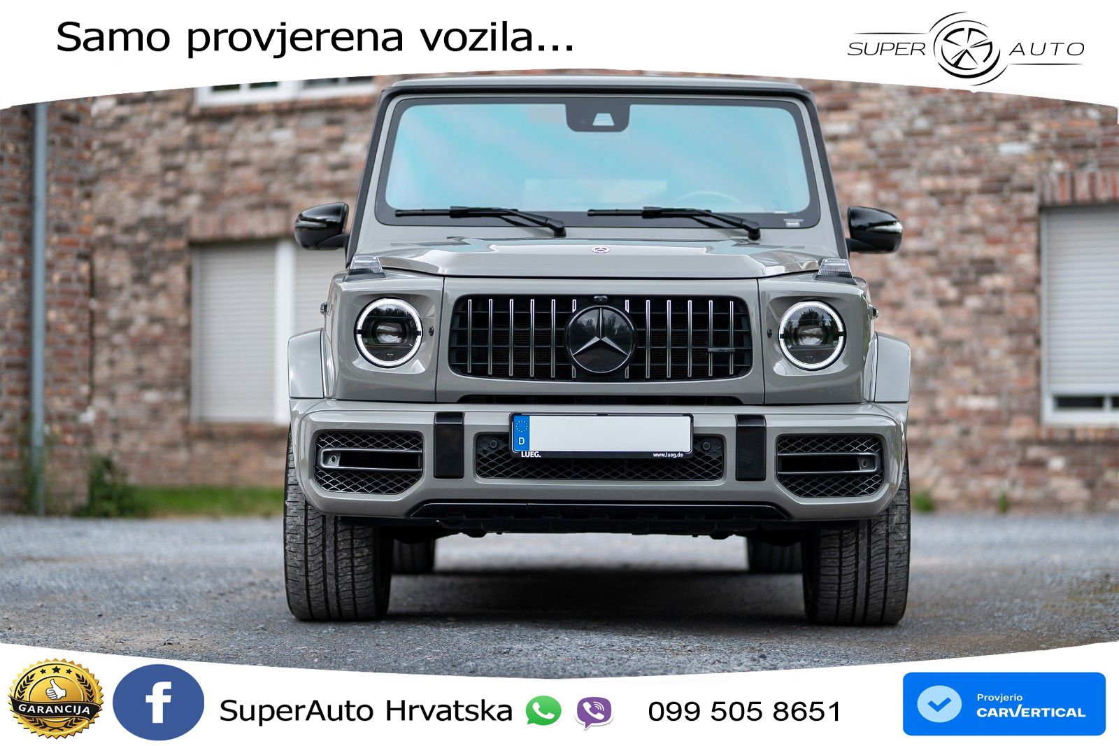 Mercedes AMG G 63 Long V8 (585 KS) 4MATIC 9G-TRONIC AMG SPEEDSHIFT PLUS Manufaktur LED+GR SJED+ACC