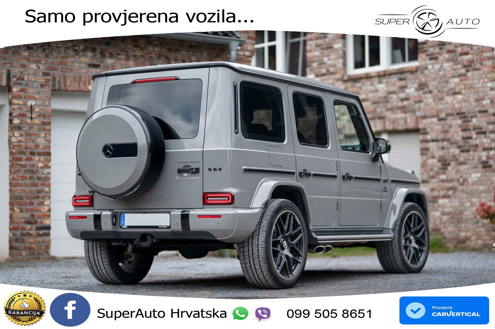 Mercedes AMG G 63 Long V8 (585 KS) 4MATIC 9G-TRONIC AMG SPEEDSHIFT PLUS Manufaktur LED+GR SJED+ACC