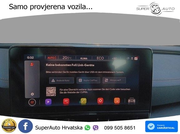 Cupra Formentor 1.4 TSI (204 KS) e-Hybrid DSG LED+ACC